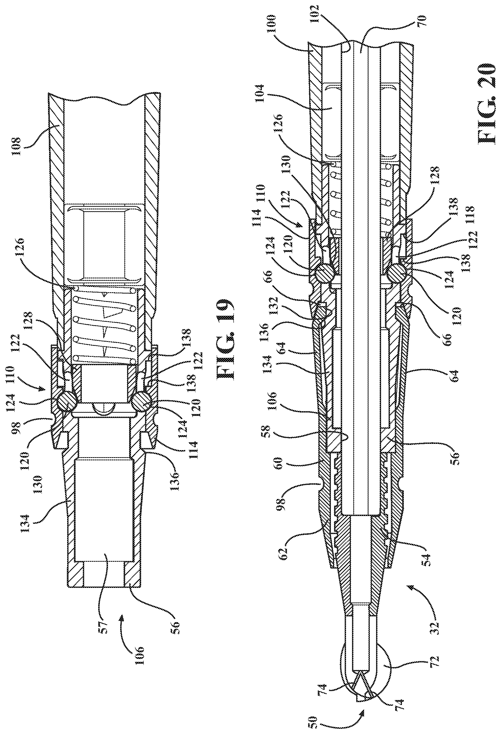 Patent US11812984 Figure 13 – End effector of a surgical robotic manipulator including a grip sensing mechanism for manual operation of the end effector