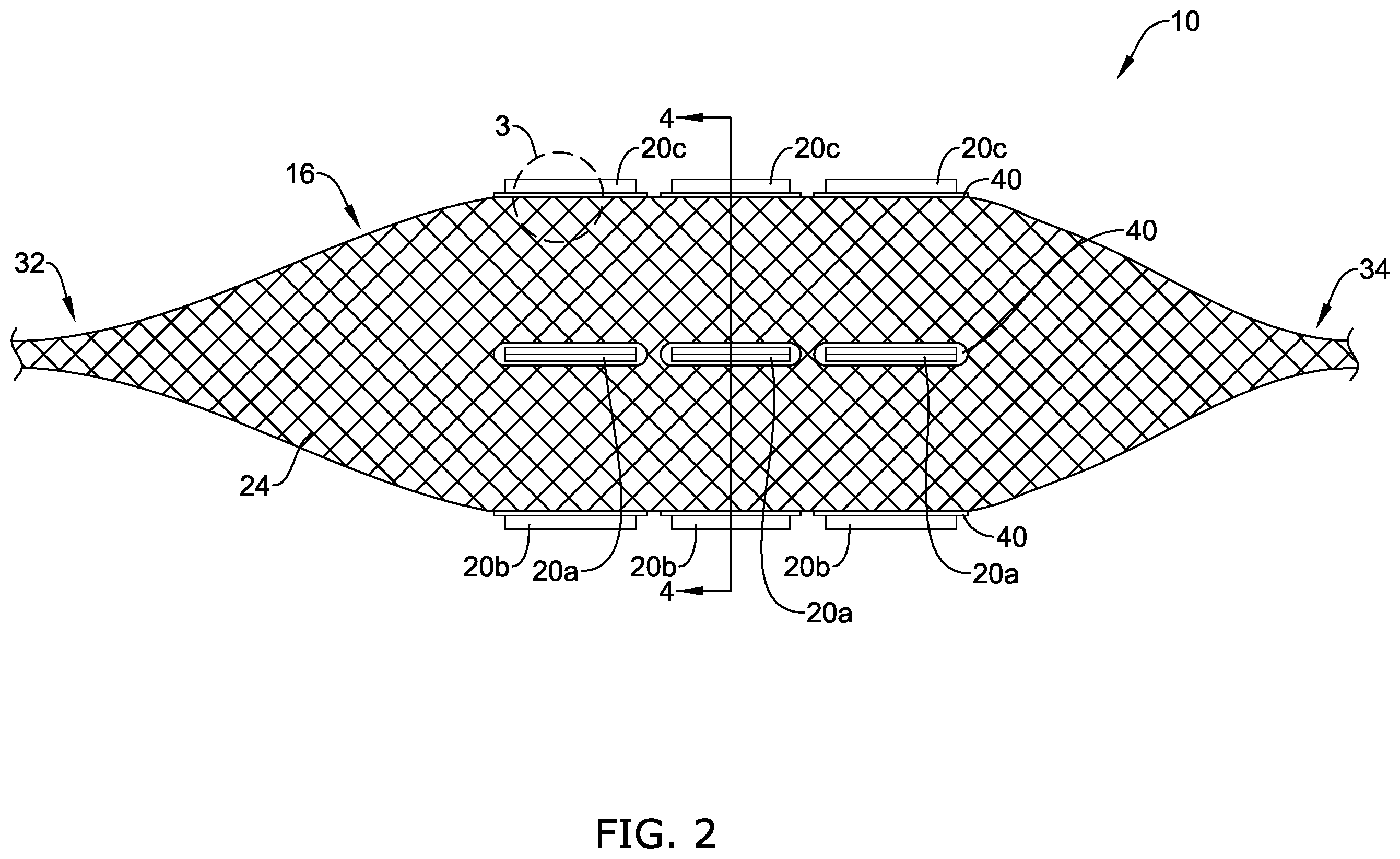 Patent US11812987 Figure 2 – Cutting balloon catheter