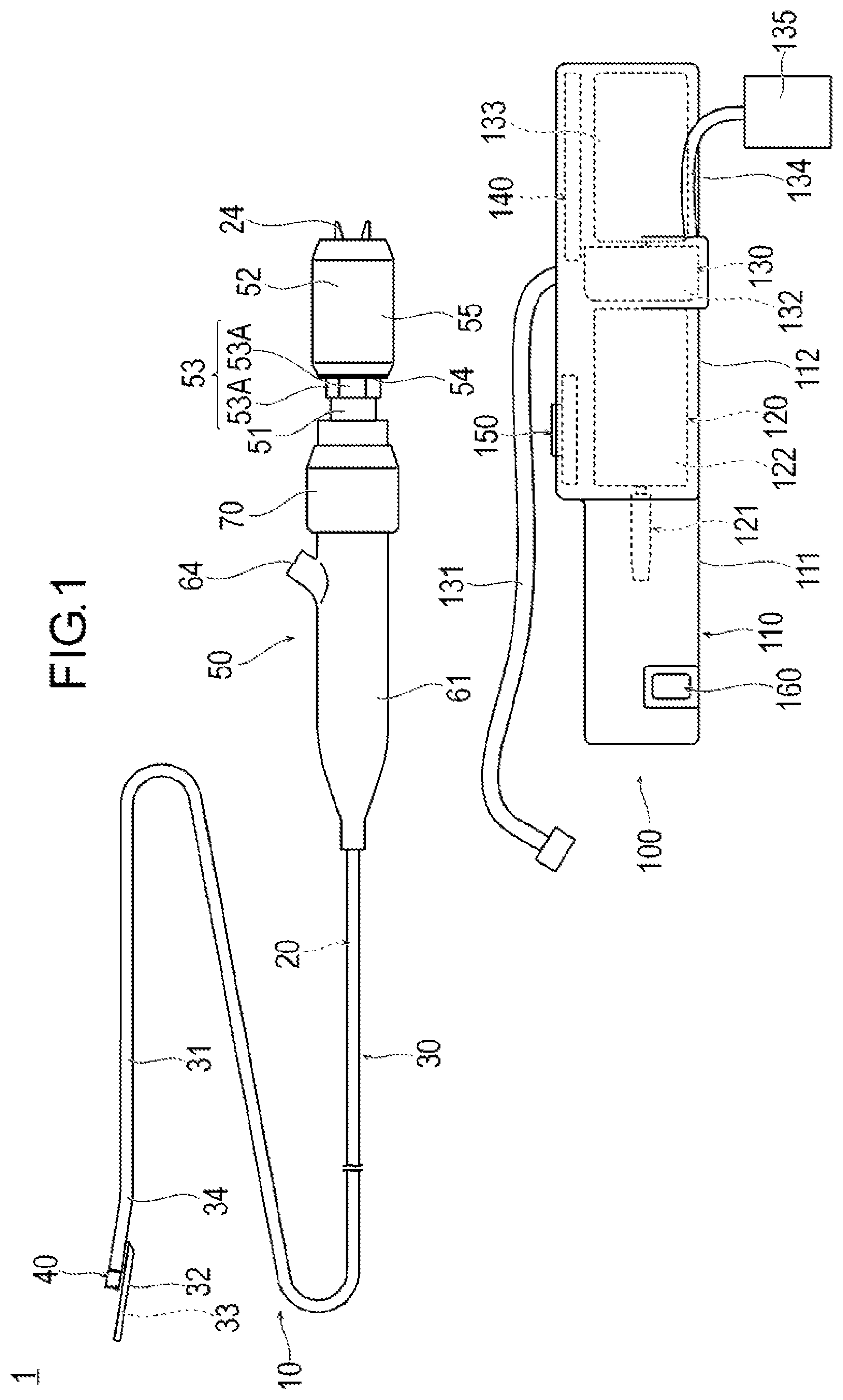 Patent US11812989 Figure 1 – Medical device