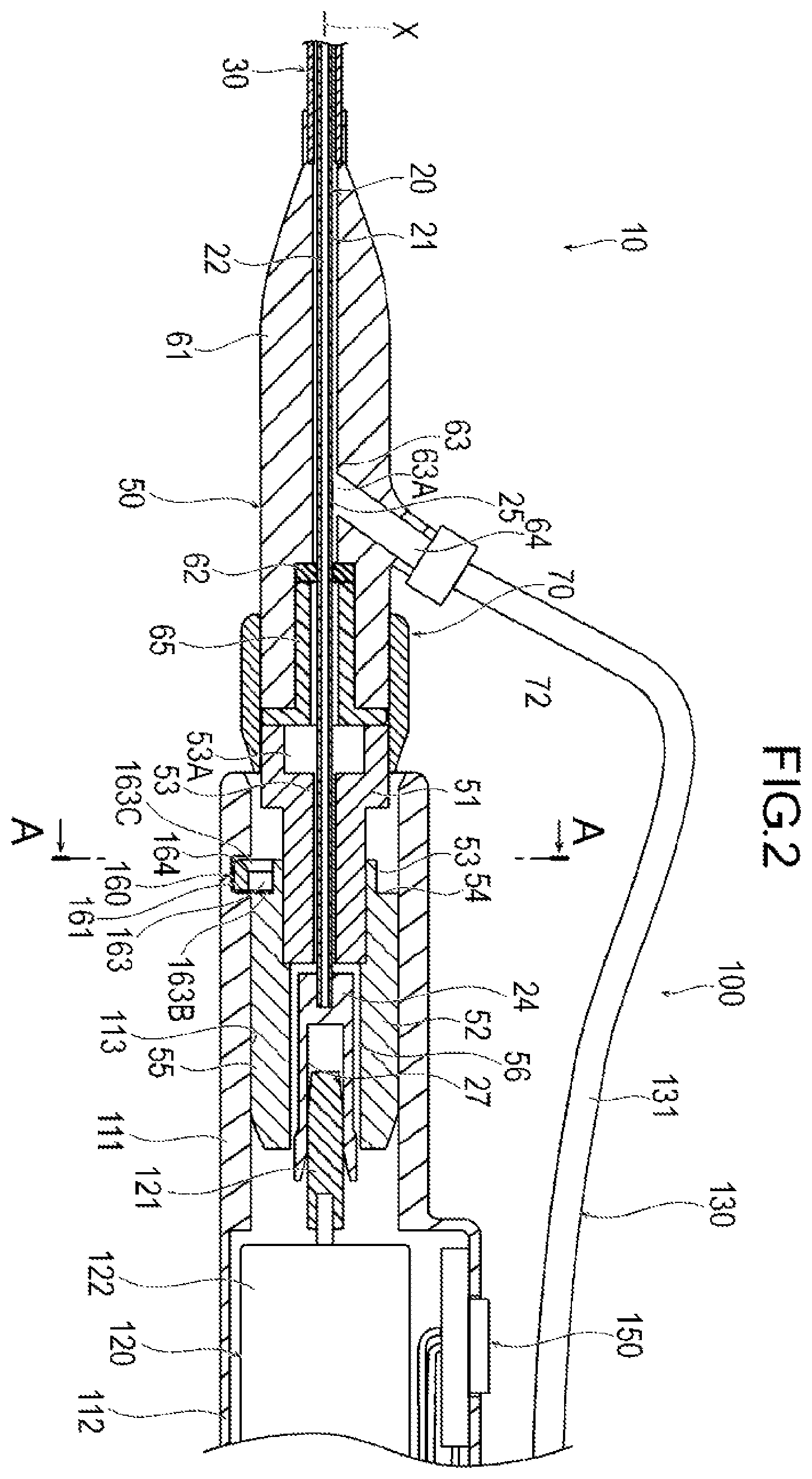Patent US11812989 Figure 2 – Medical device