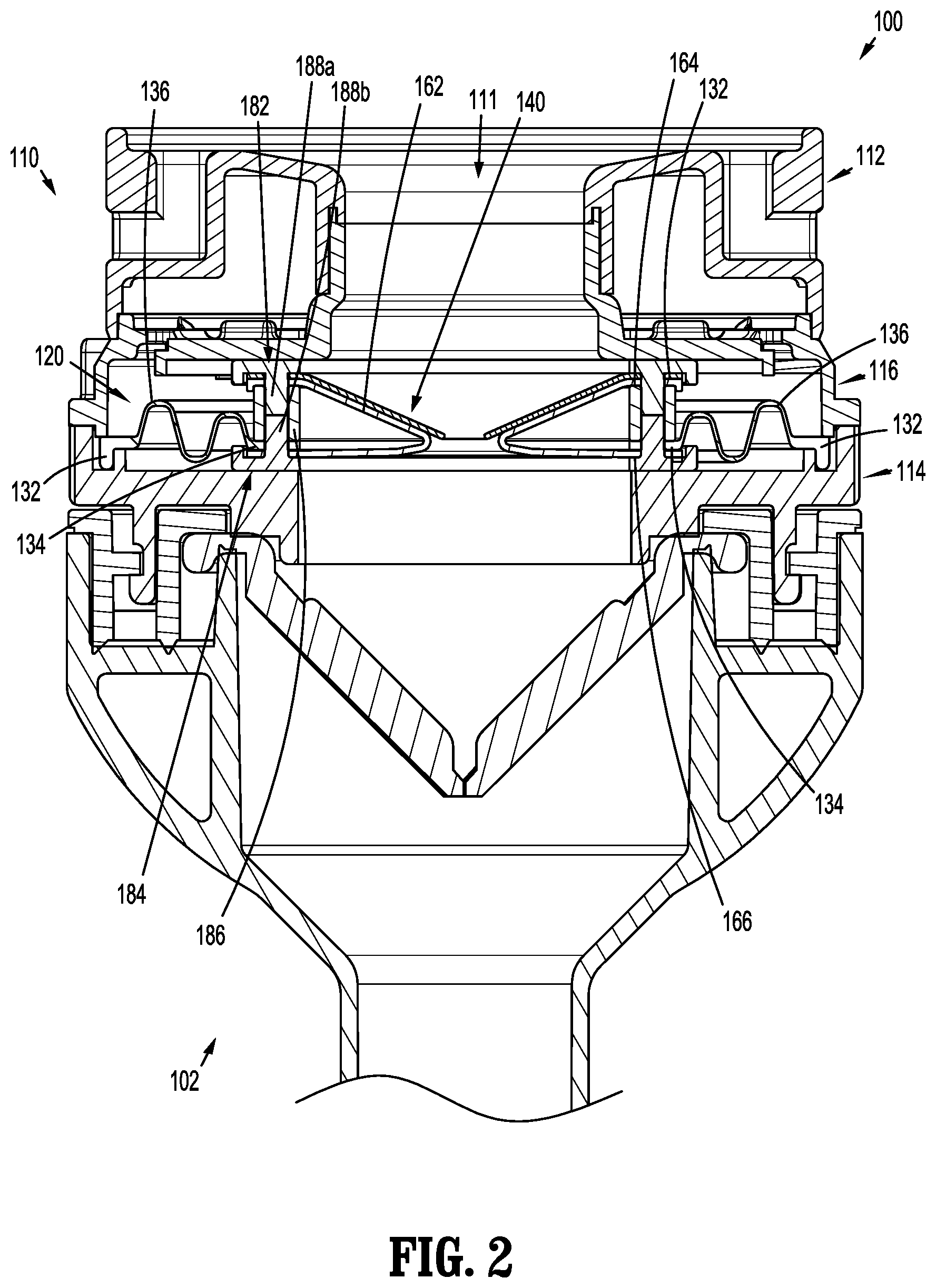 Patent US11812991 Figure 2 – Seal assemblies for surgical access assemblies