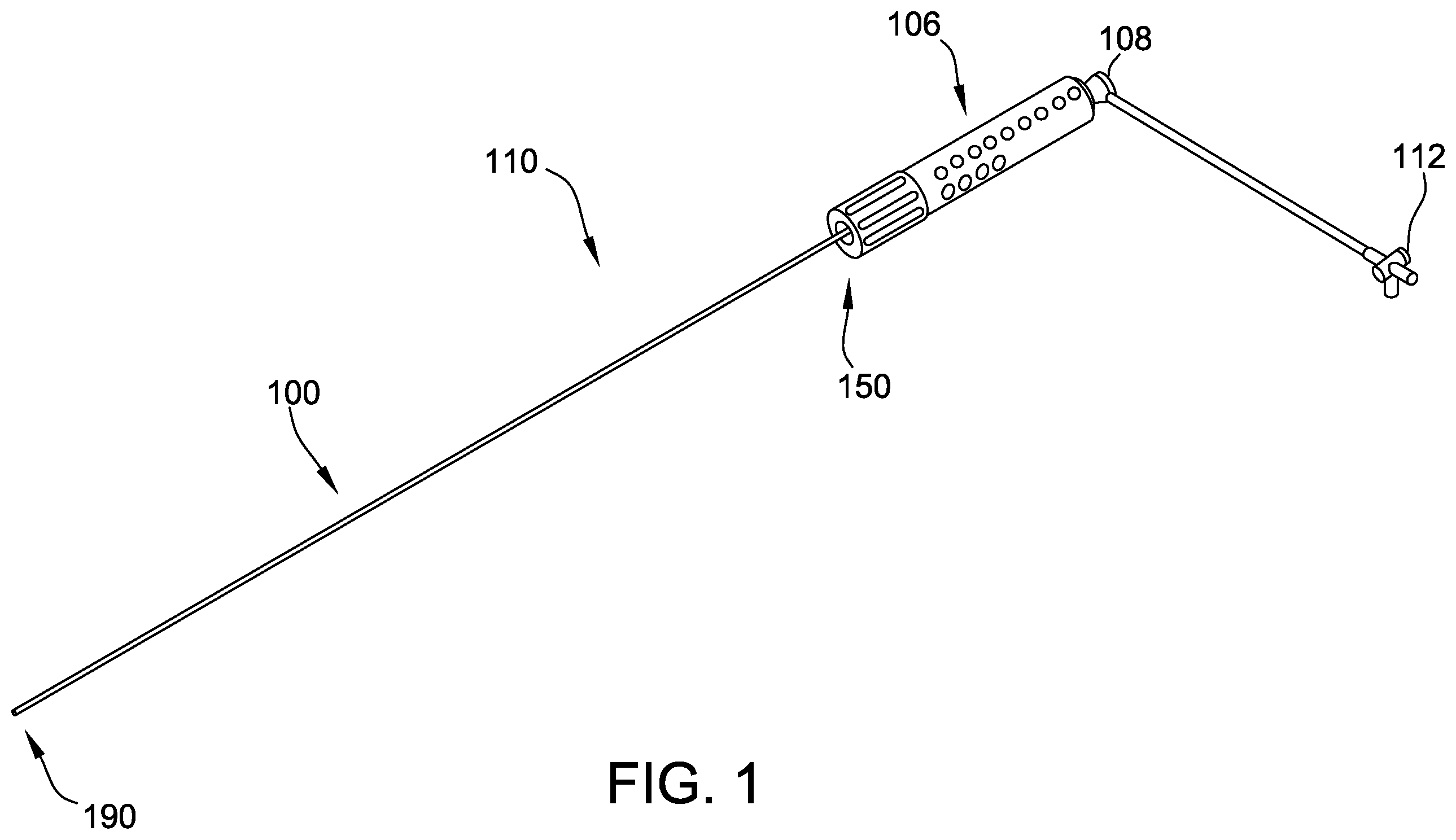 Patent US11812993 Figure 1 – Flexible torque cable for delivery of medical devices