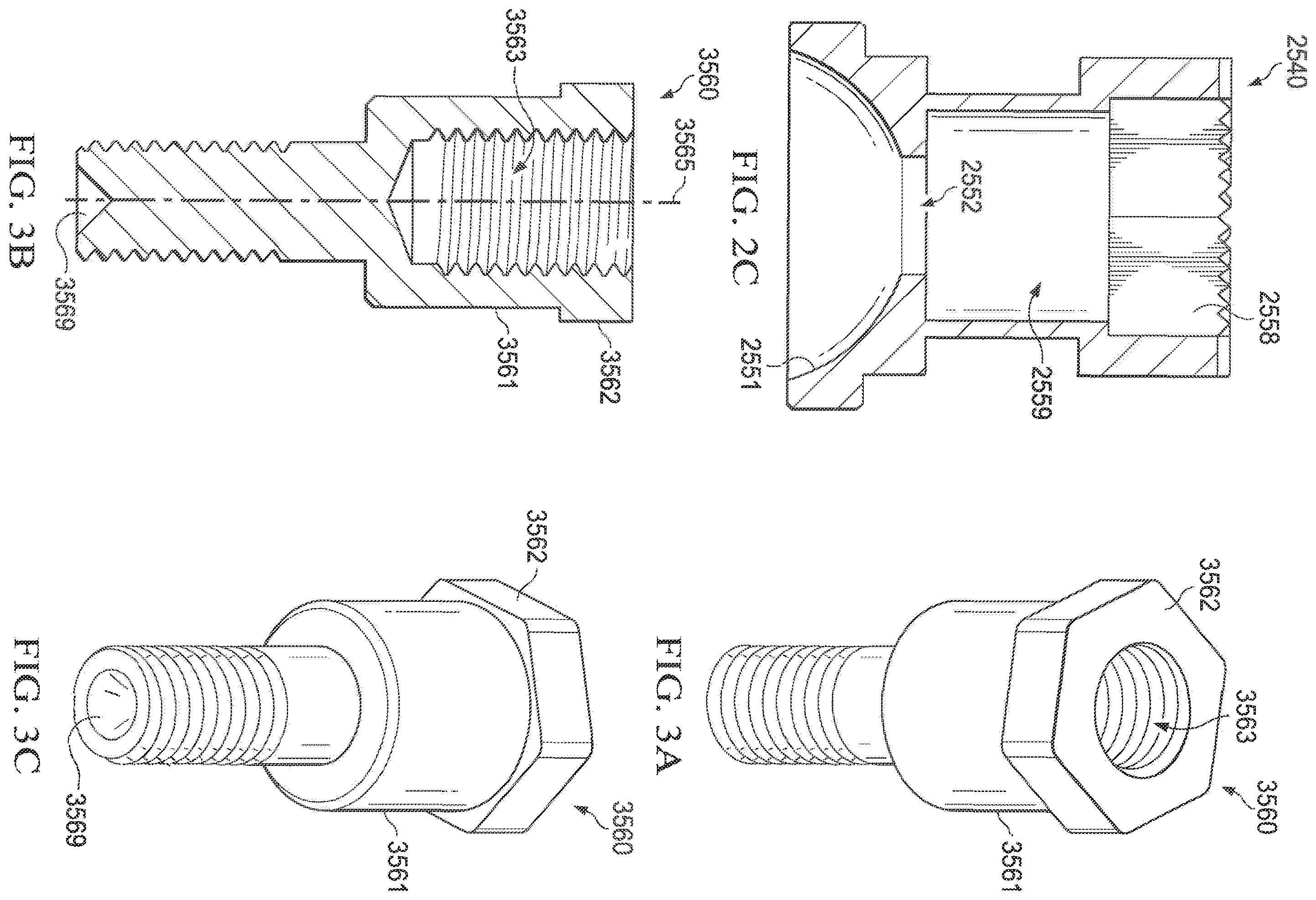 Patent US11812995 Figure 4 – External fixation connection rod with female attachment