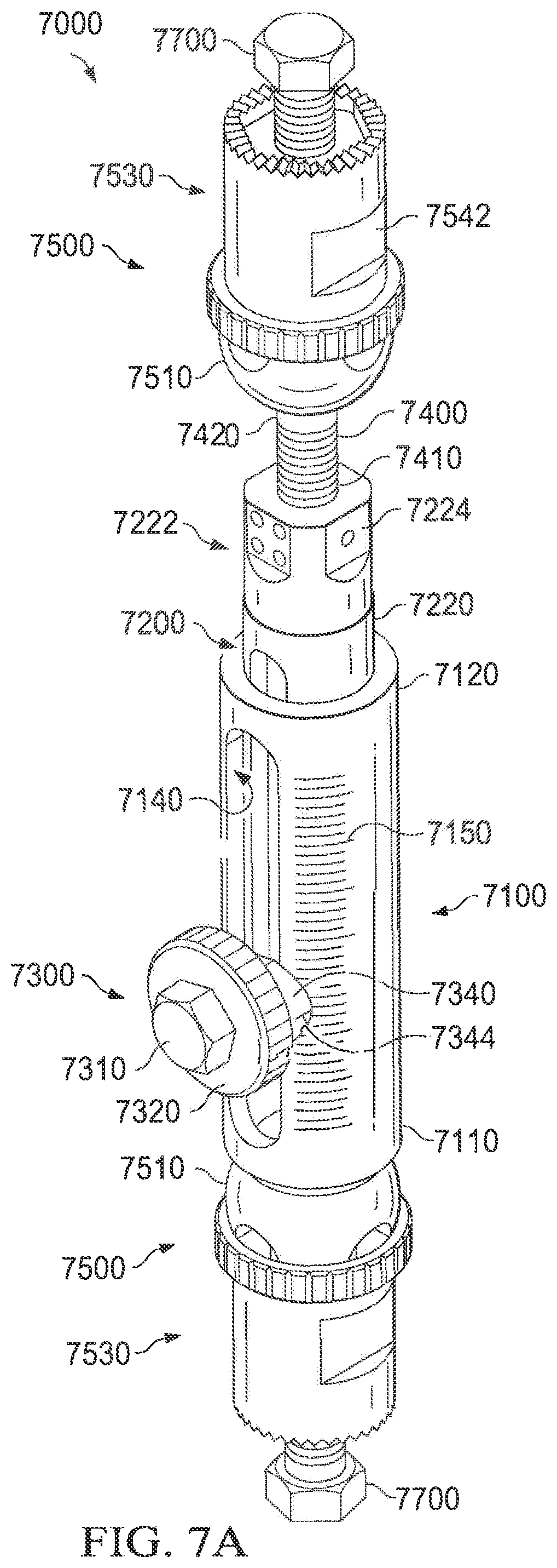 Patent US11812995 Figure 7 – External fixation connection rod with female attachment