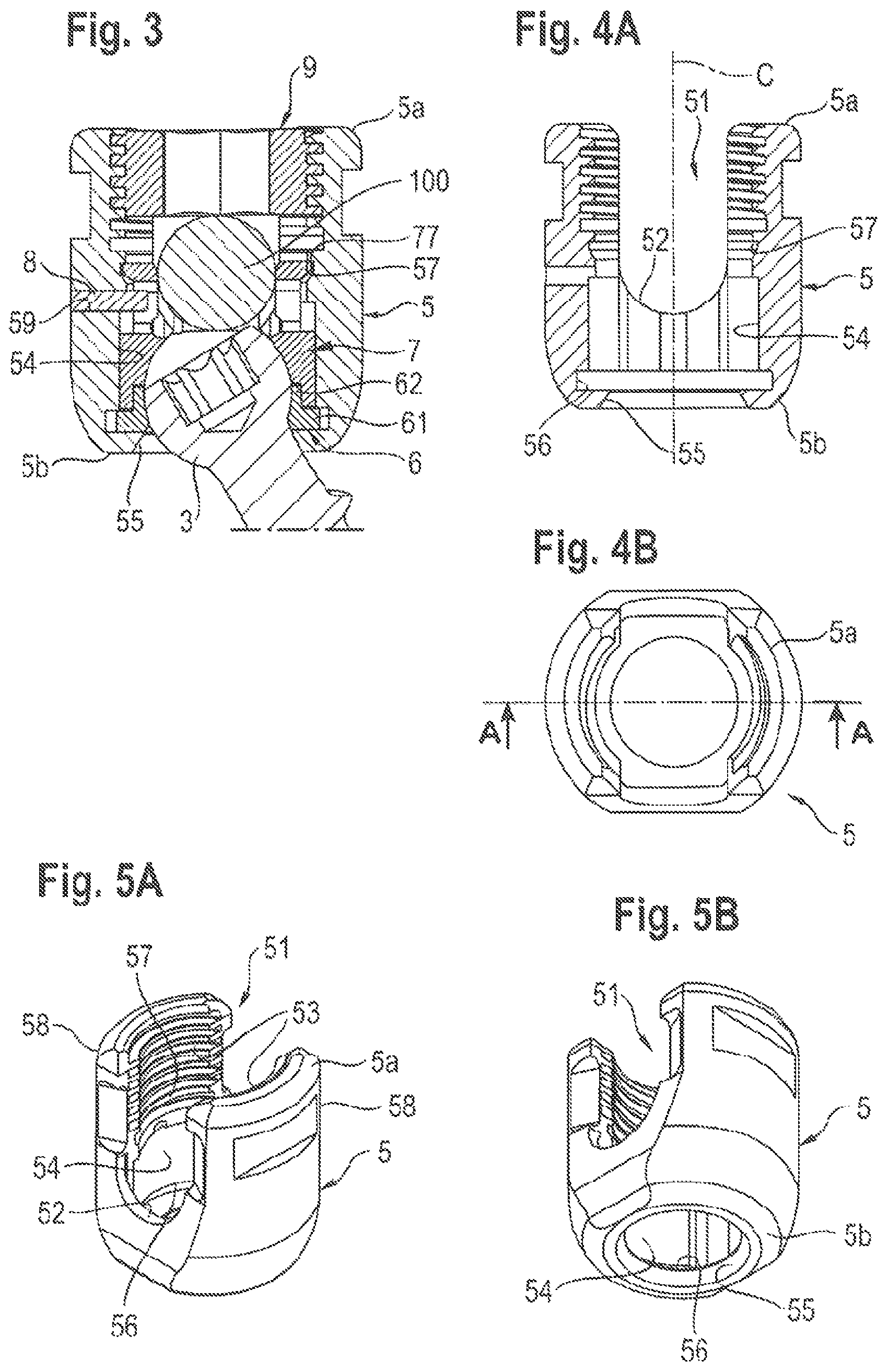 Patent US11812999 Figure 2 – Coupling assembly and polyaxial bone anchoring device comprising the same