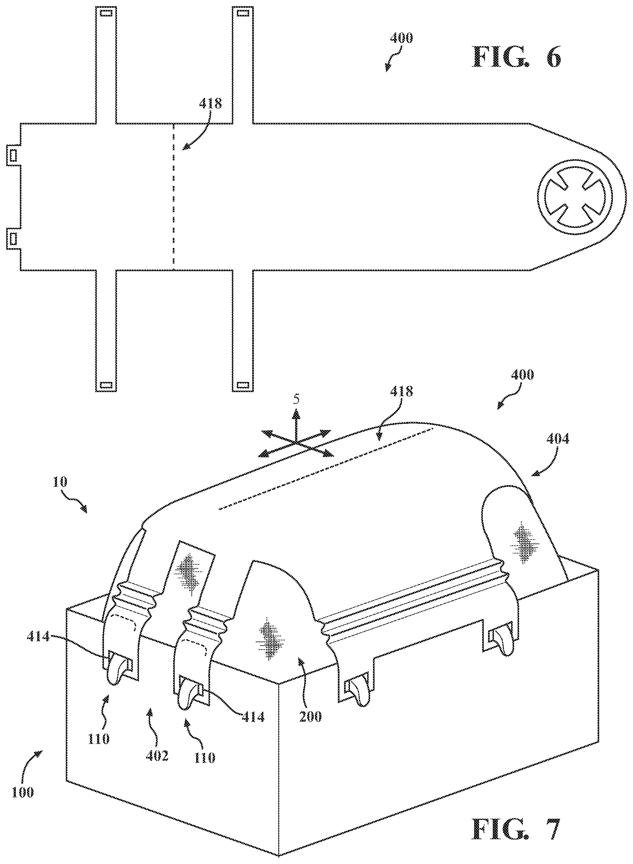 Patent US11814000 Figure 4 – Expandable deployment flaps for vehicular airbag systems