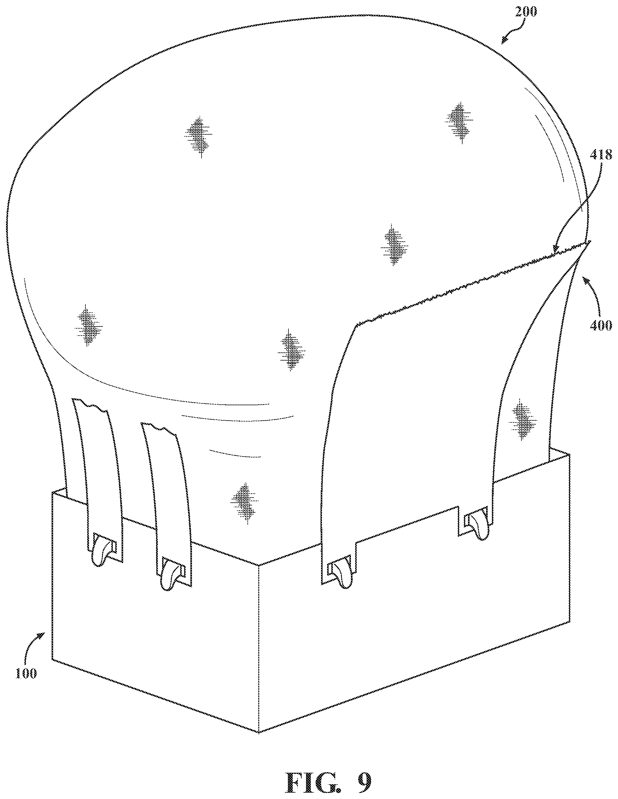 Patent US11814000 Figure 6 – Expandable deployment flaps for vehicular airbag systems