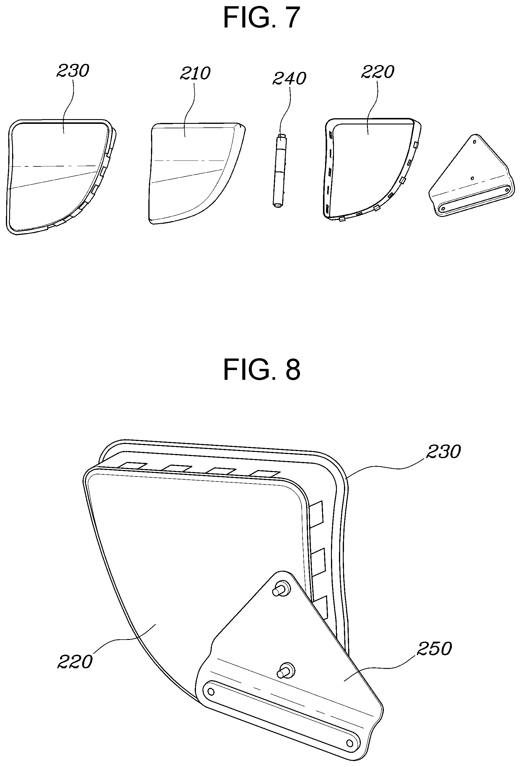 Patent US11814002 Figure 7 – Door-mounted air bag and control method for deploying same