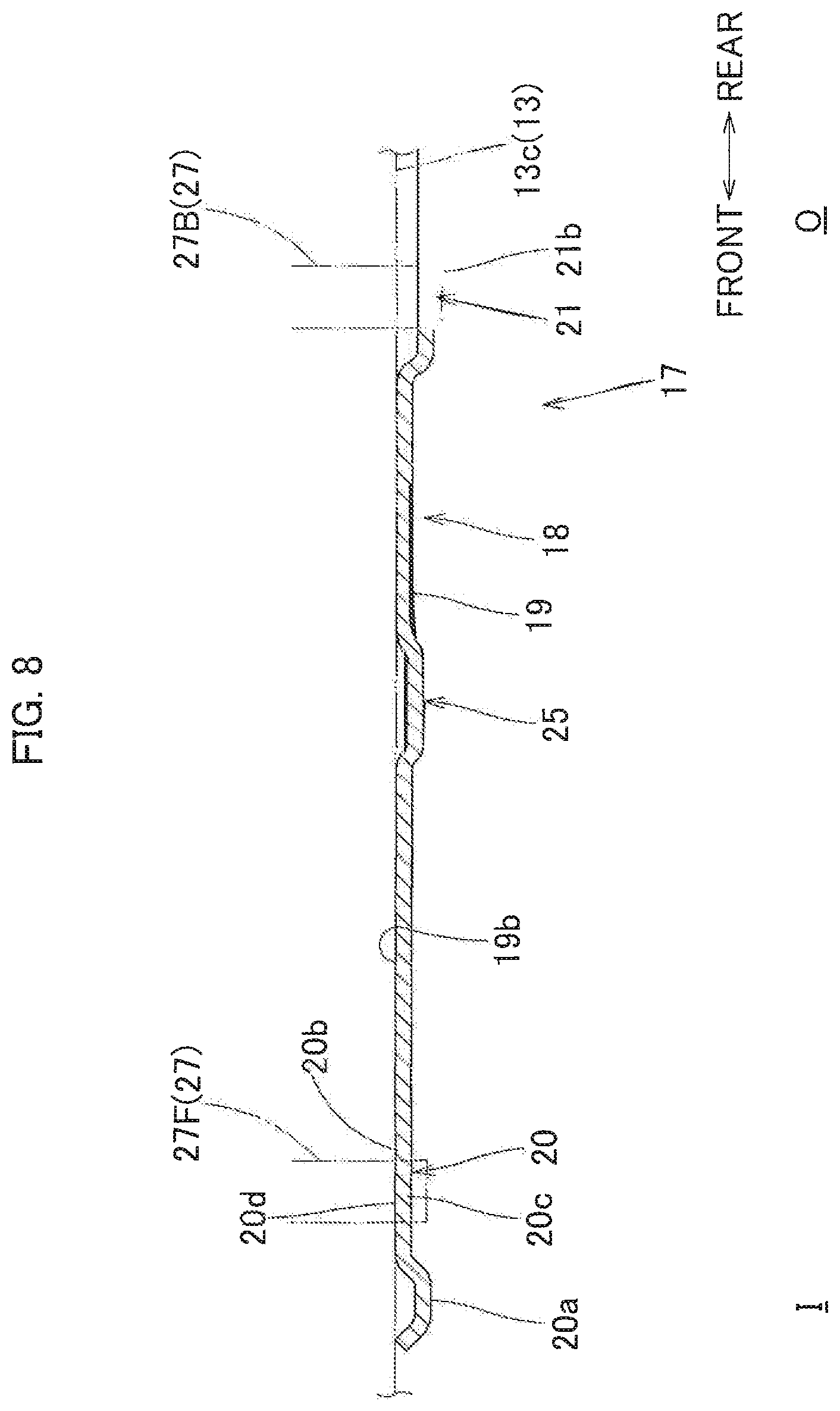 Patent US11814003 Figure 6 – Head protecting airbag device with inflator attachment bracket
