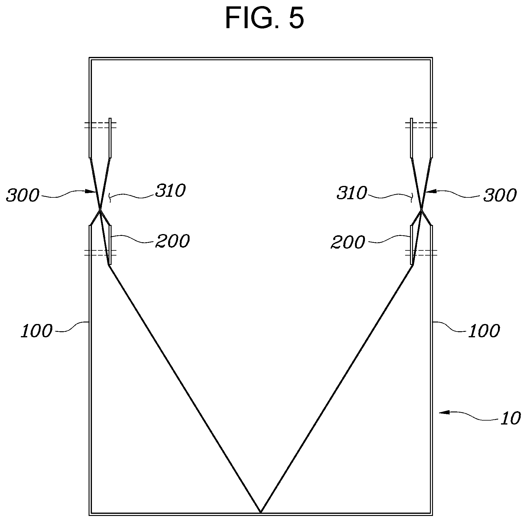 Patent US11814007 Figure 5 – Airbag device and method for manufacturing airbag cushion