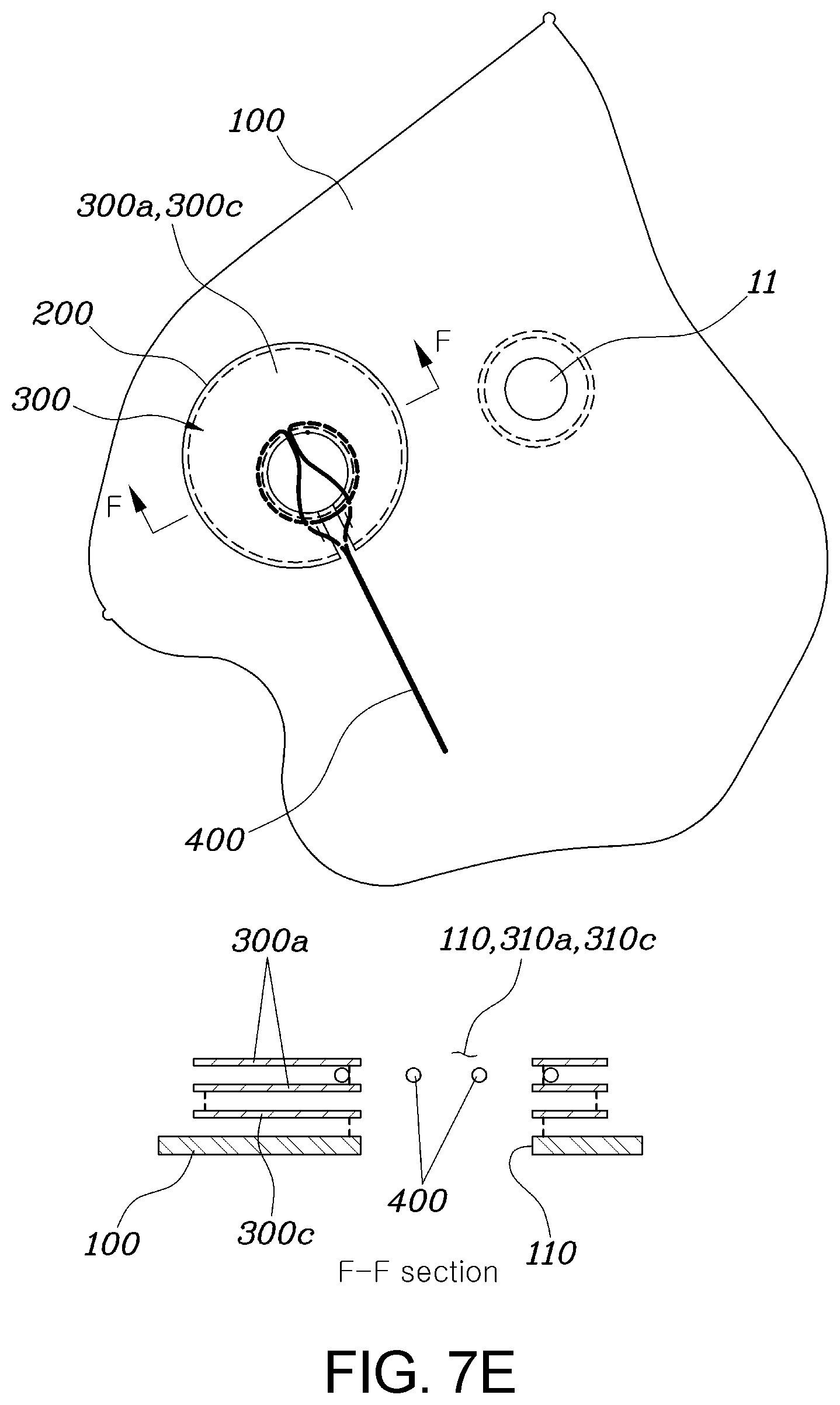 Patent US11814007 Figure 11 – Airbag device and method for manufacturing airbag cushion