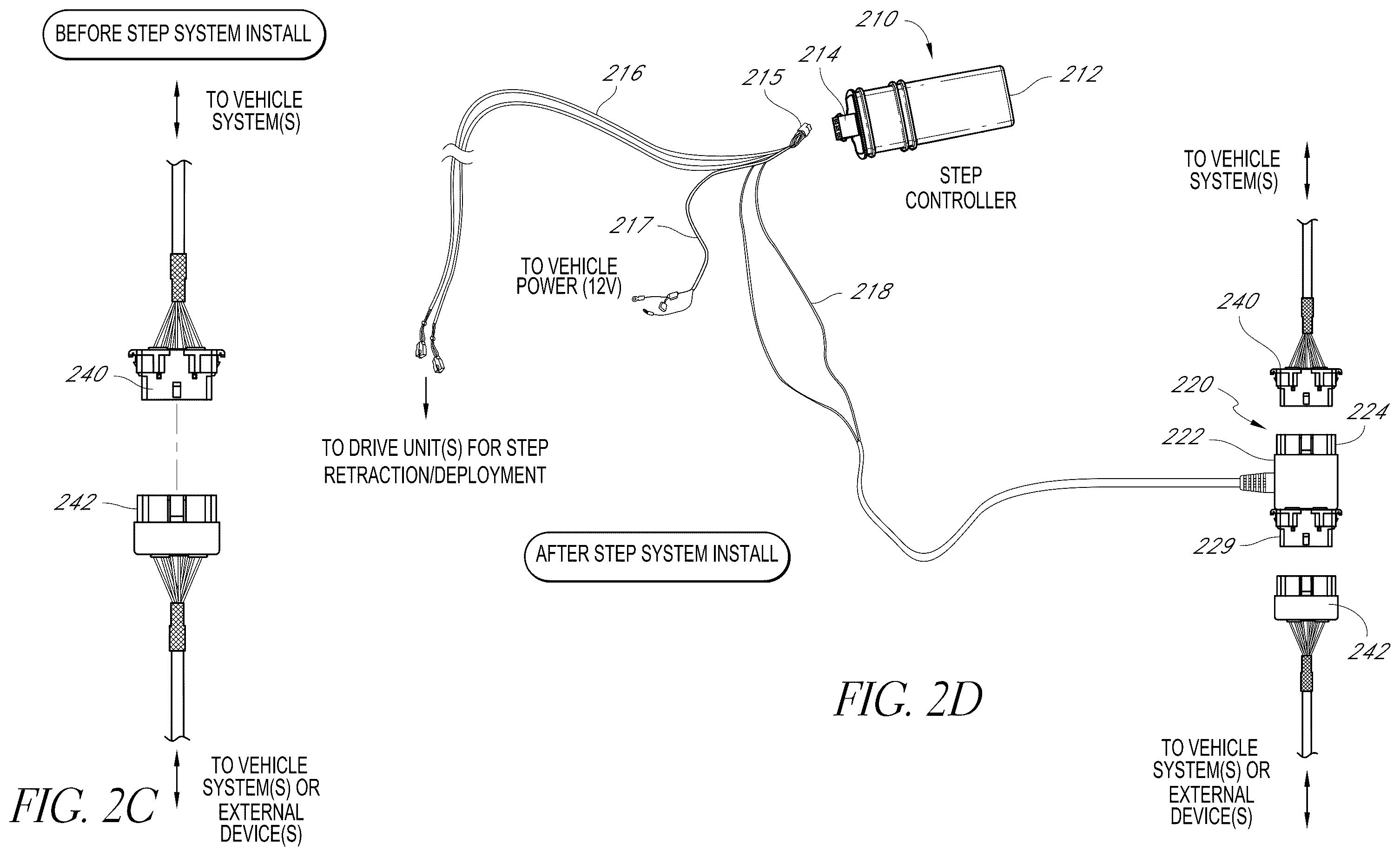 Patent US11814011 Figure 5 – Automated retractable vehicle step
