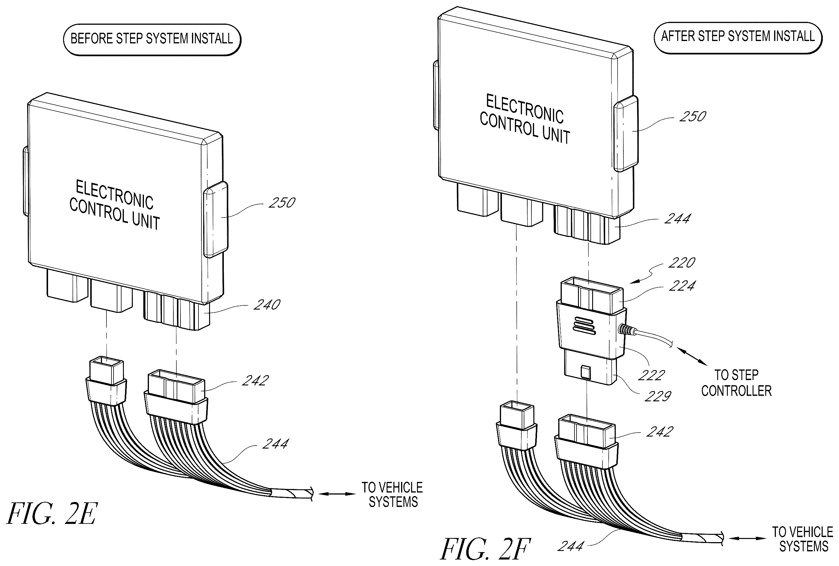Patent US11814011 Figure 6 – Automated retractable vehicle step