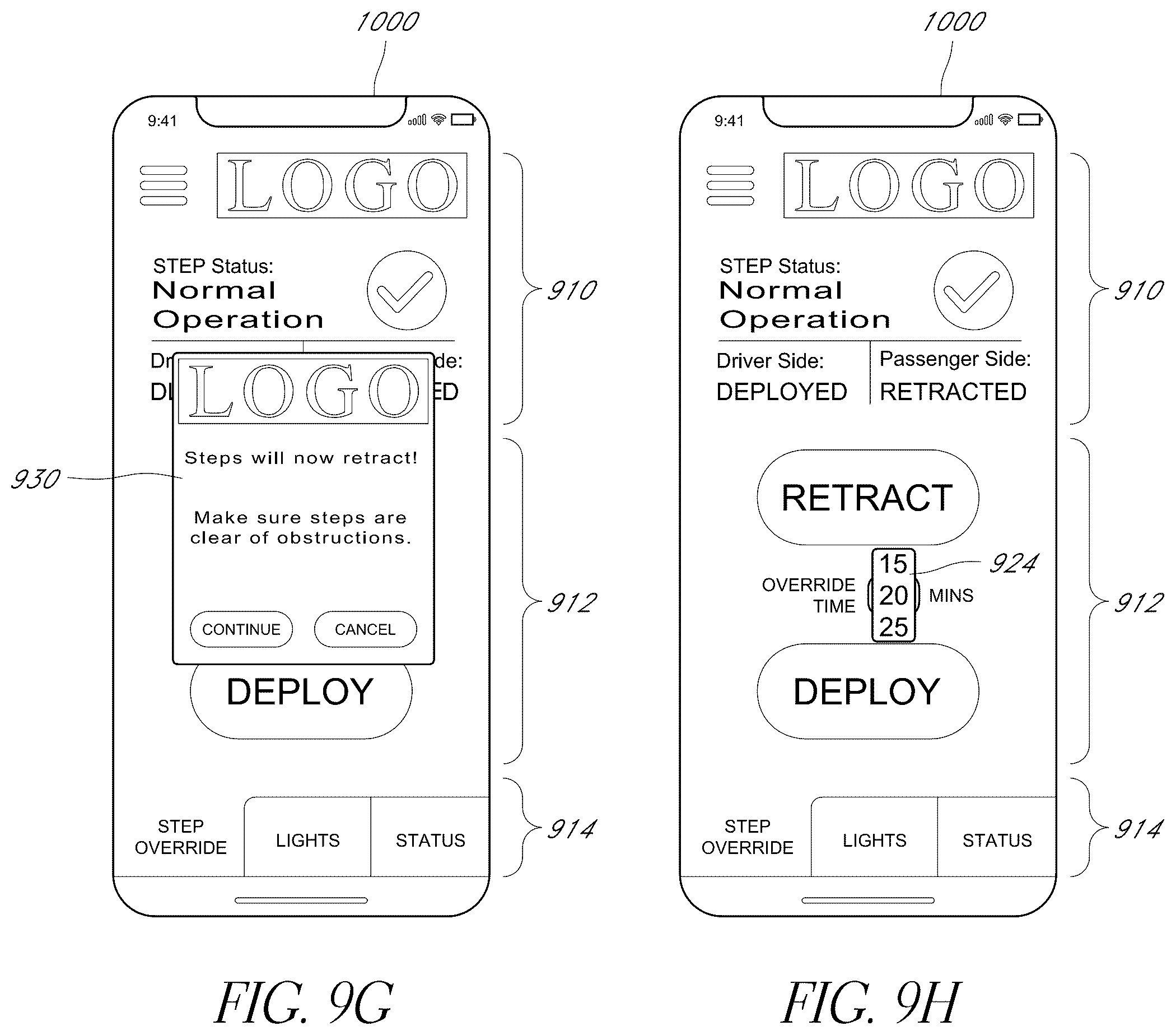 Patent US11814011 Figure 17 – Automated retractable vehicle step