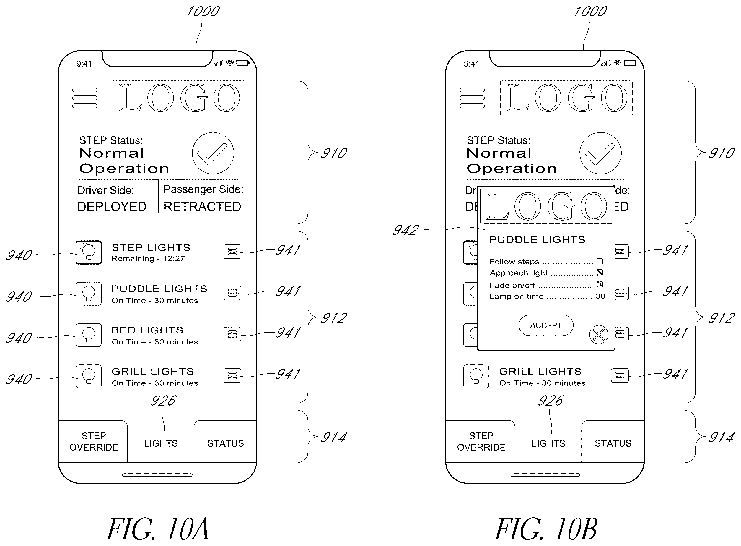 Patent US11814011 Figure 18 – Automated retractable vehicle step