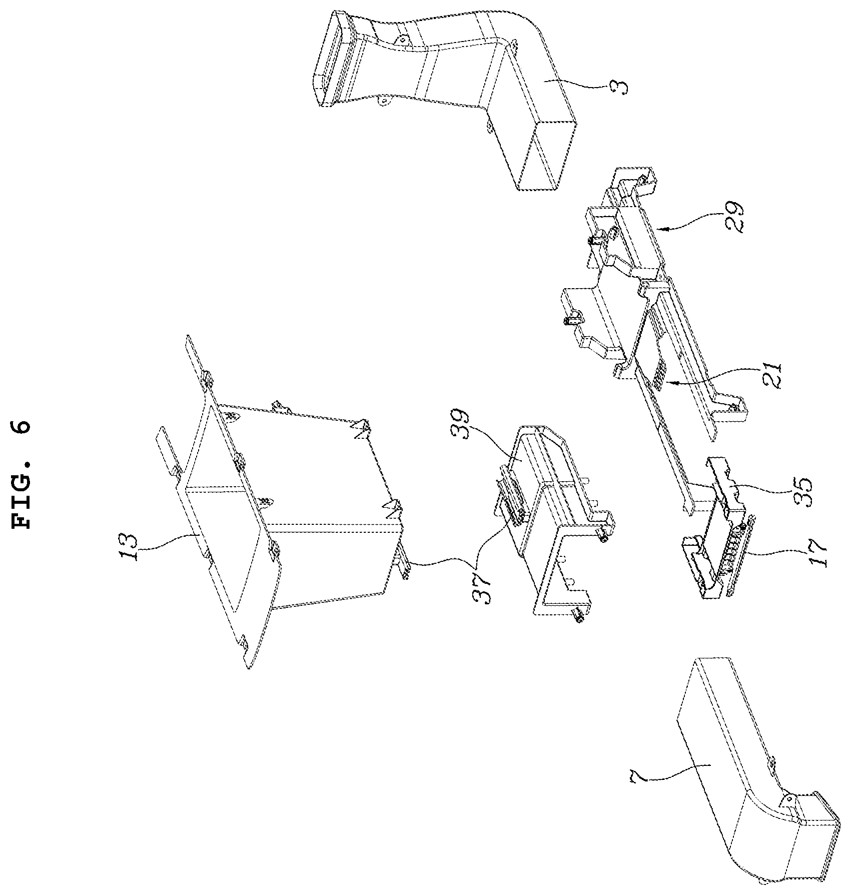 Patent US11814012 Figure 6 – Moving console for vehicle