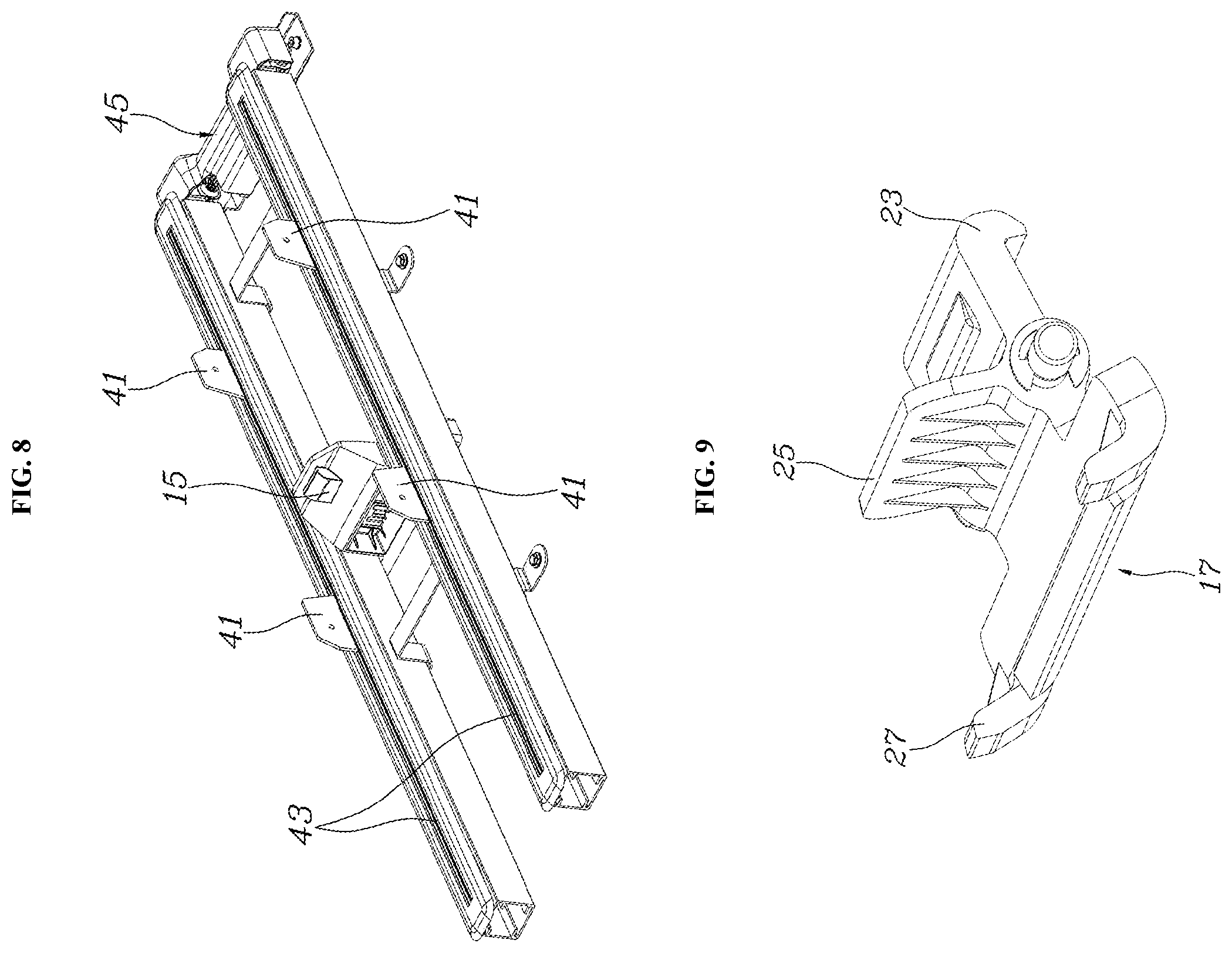 Patent US11814012 Figure 8 – Moving console for vehicle