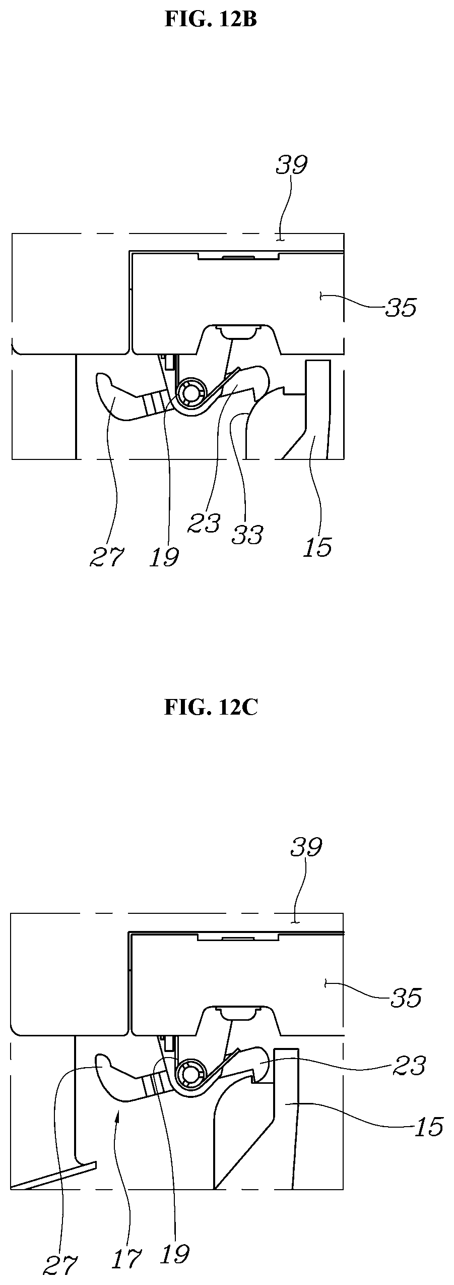 Patent US11814012 Figure 12 – Moving console for vehicle