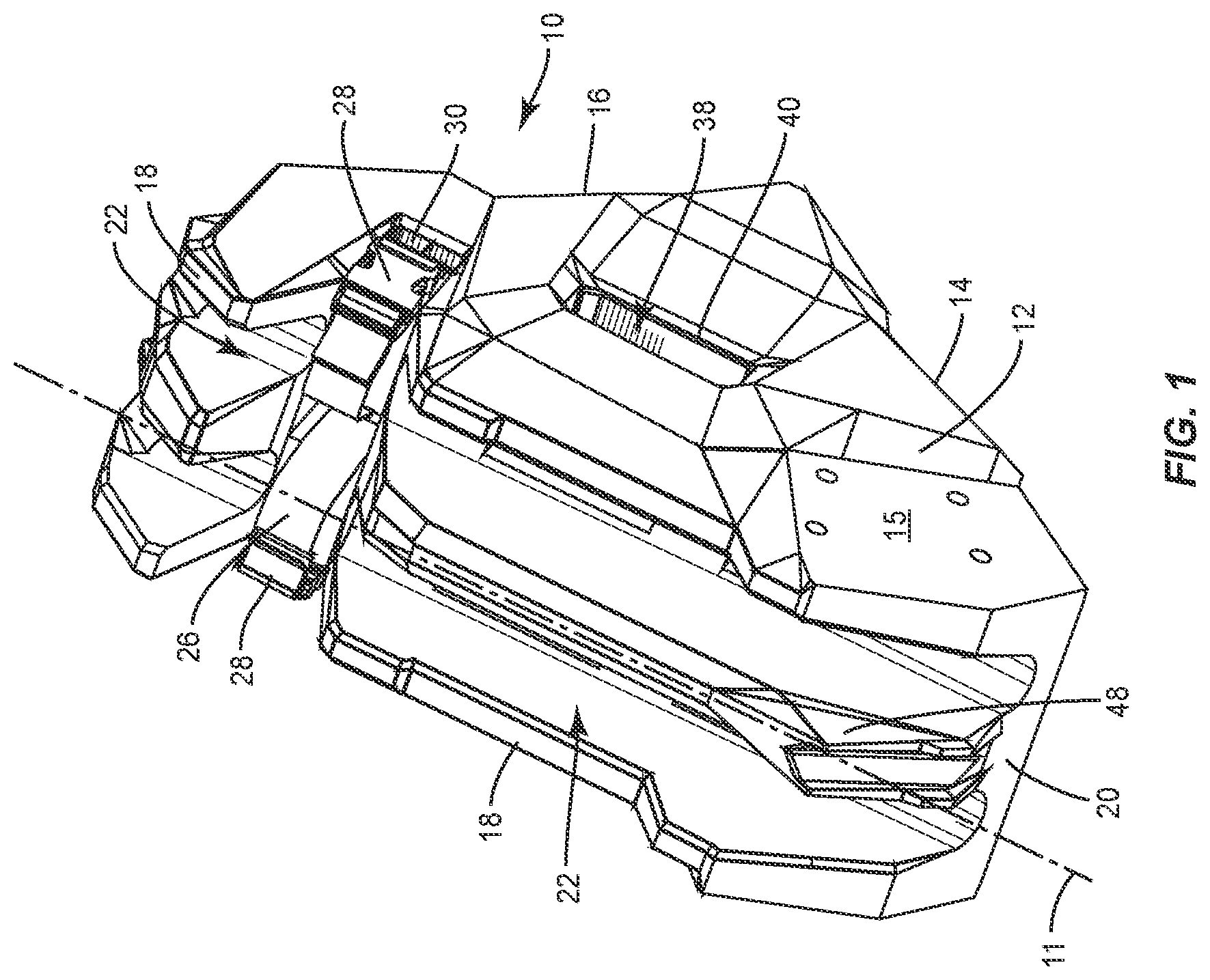 Patent US11814014 Figure 1 – Seat carrier for long guns