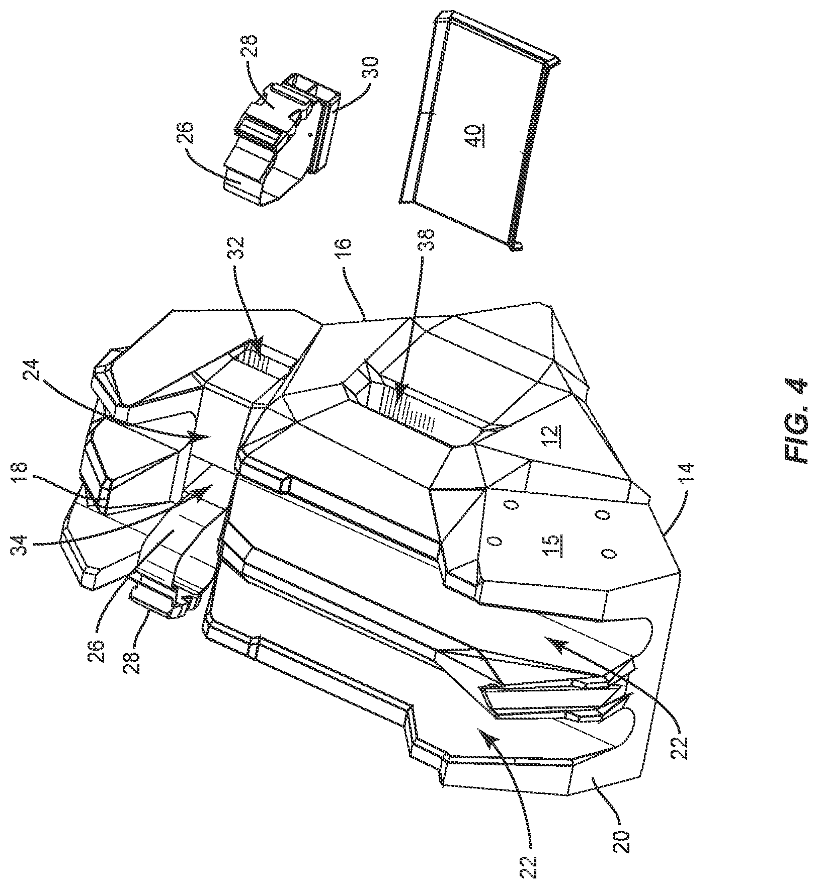 Patent US11814014 Figure 4 – Seat carrier for long guns