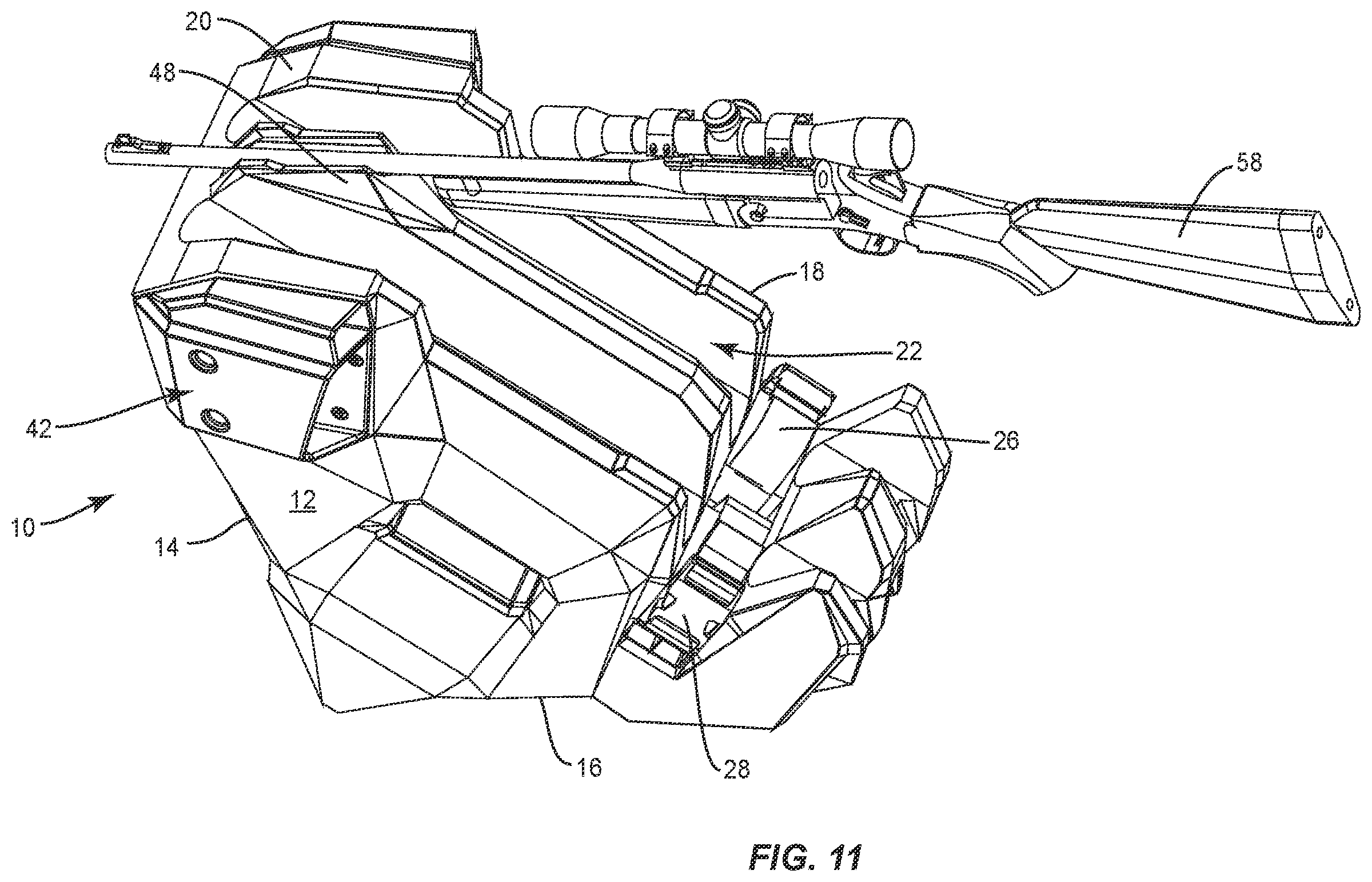 Patent US11814014 Figure 11 – Seat carrier for long guns