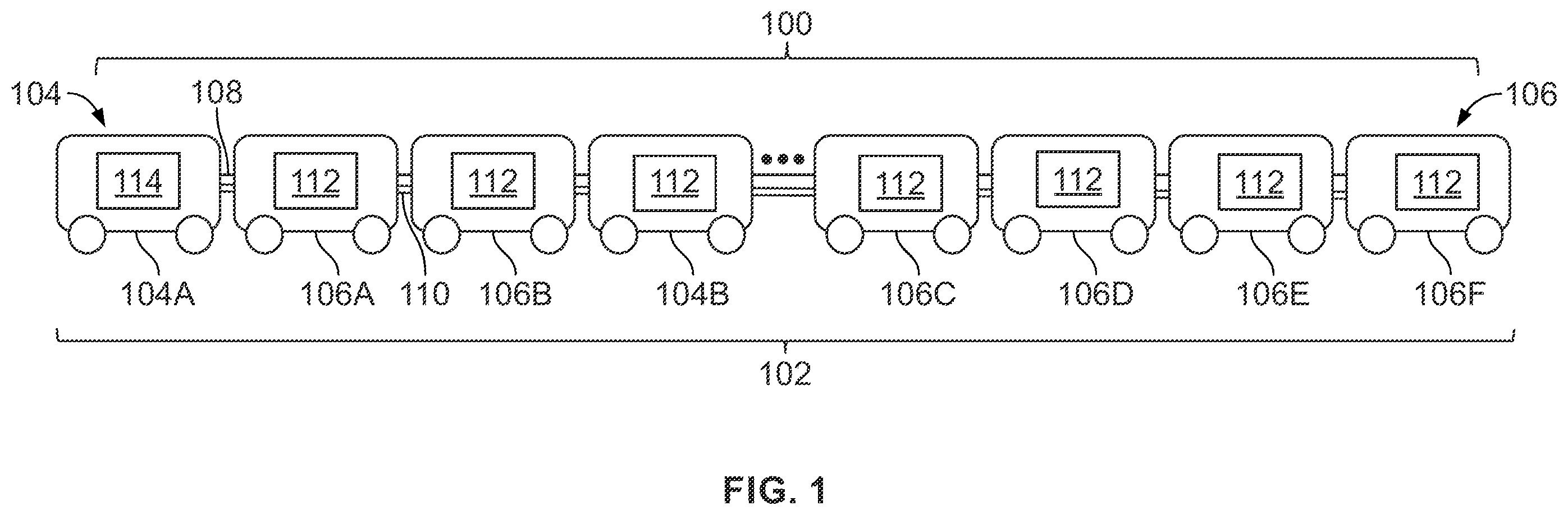 Patent US11814020 Figure 1 – Brake control system