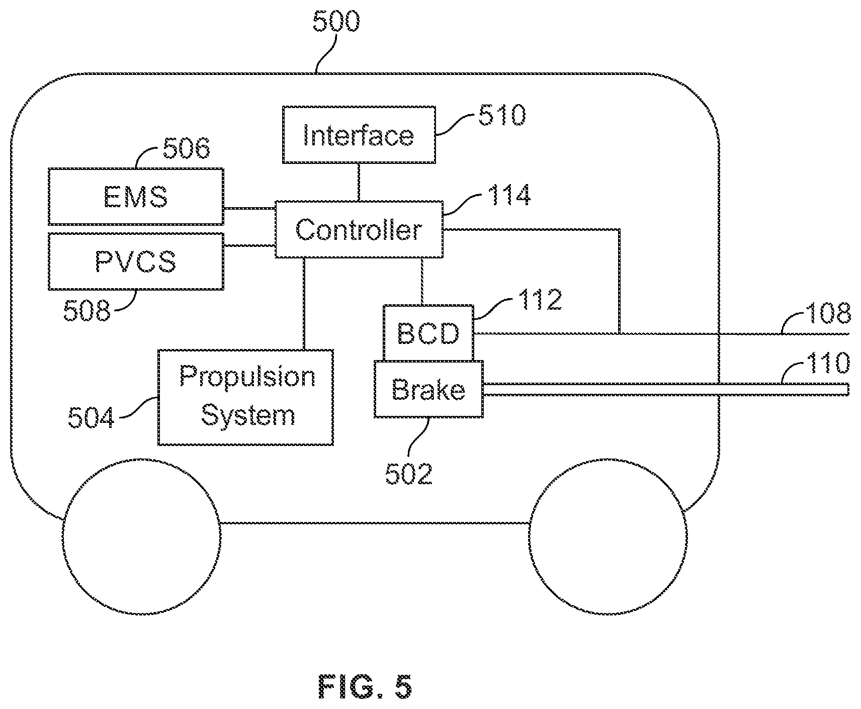 Patent US11814020 Figure 3 – Brake control system