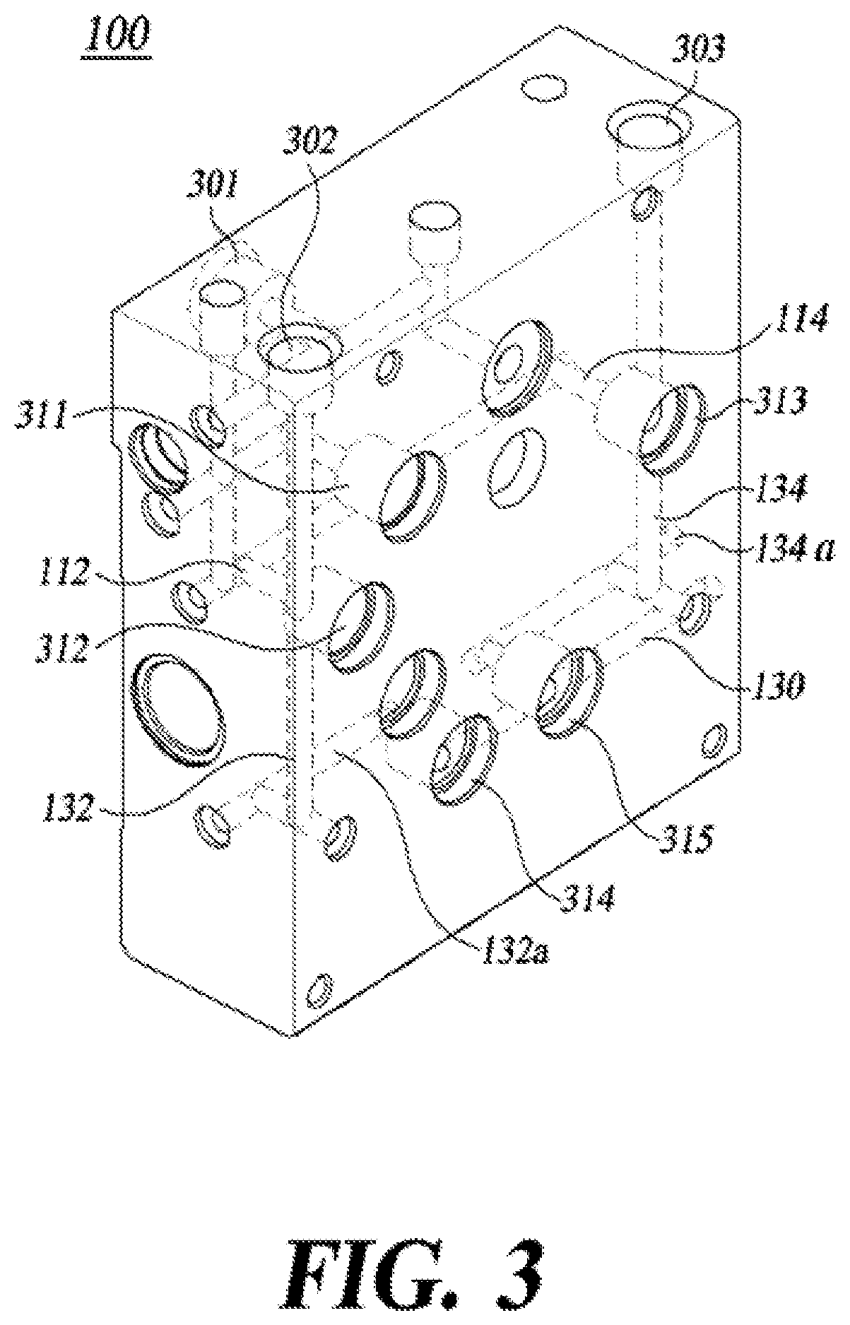 Patent US11814022 Figure 3 – Hydraulic block of electronic brake system for vehicle