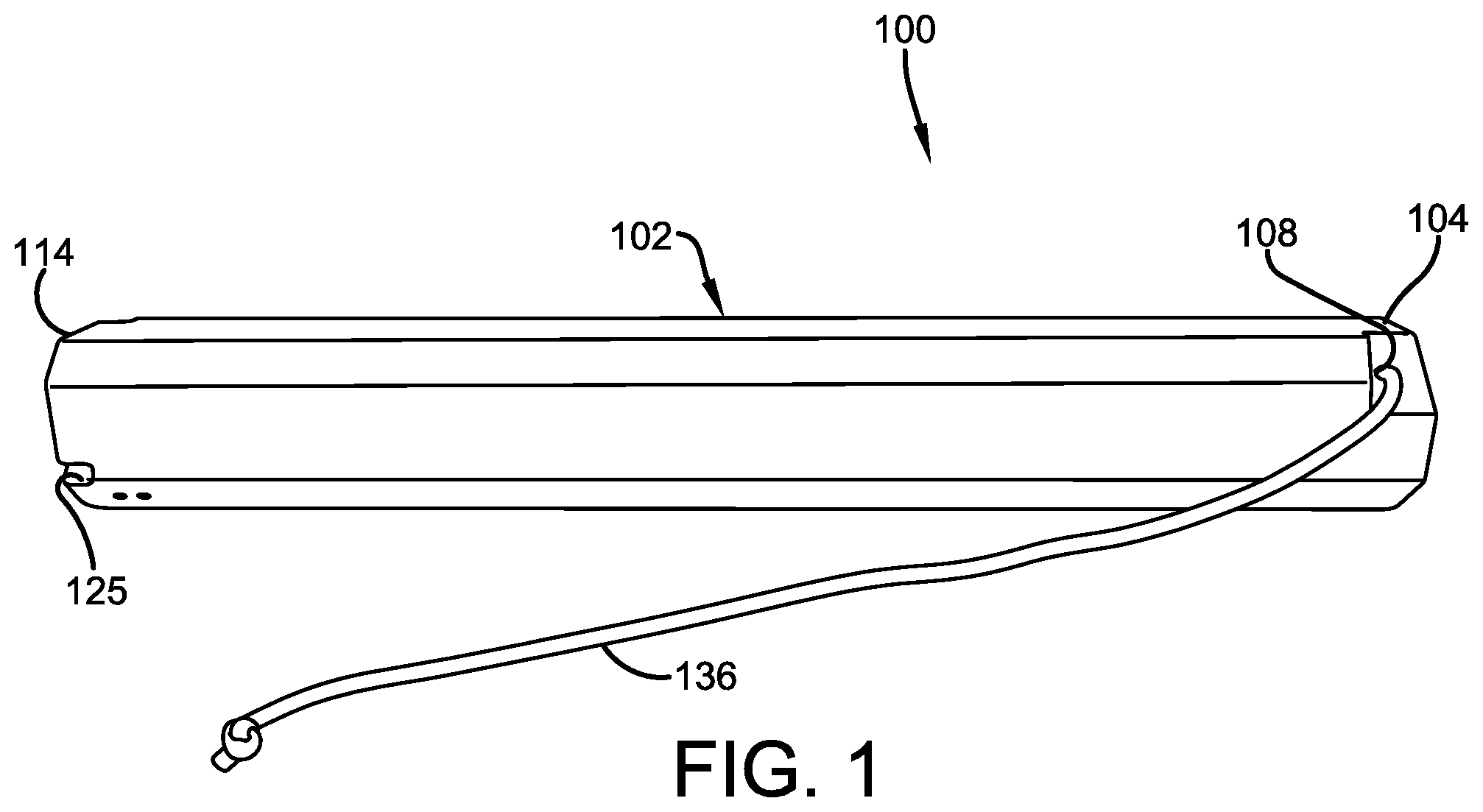 Patent US11814025 — Wheel chock — Figure 1