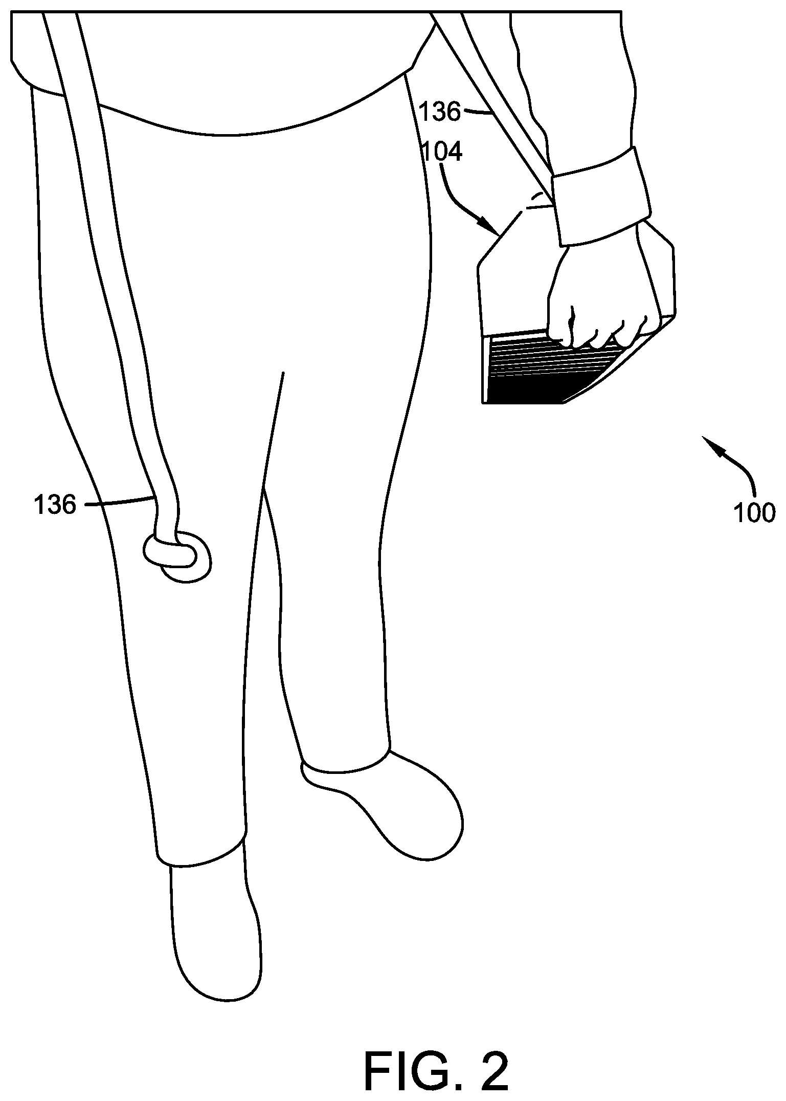 Patent US11814025 Figure 2 – Wheel chock