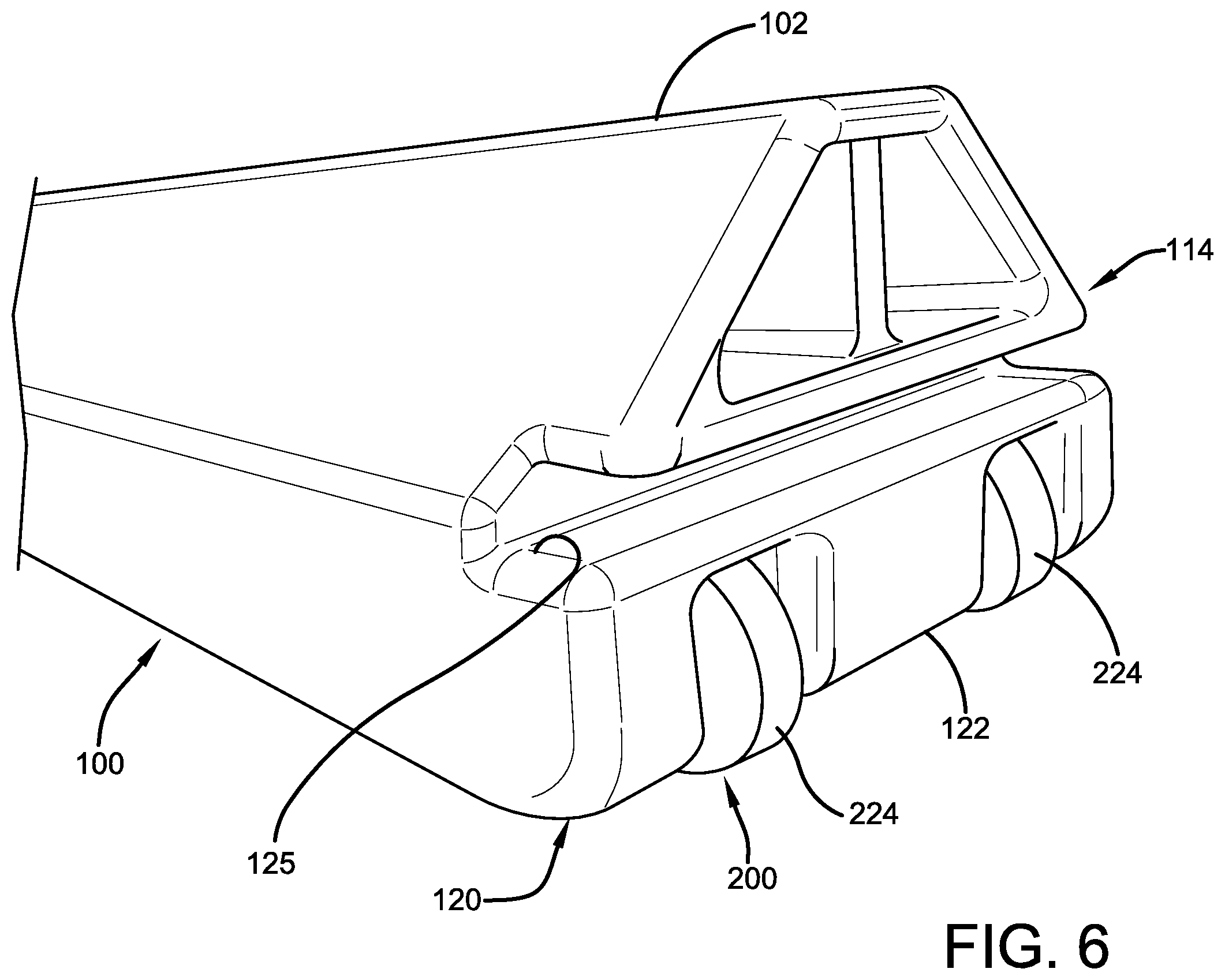 Patent US11814025 Figure 6 – Wheel chock