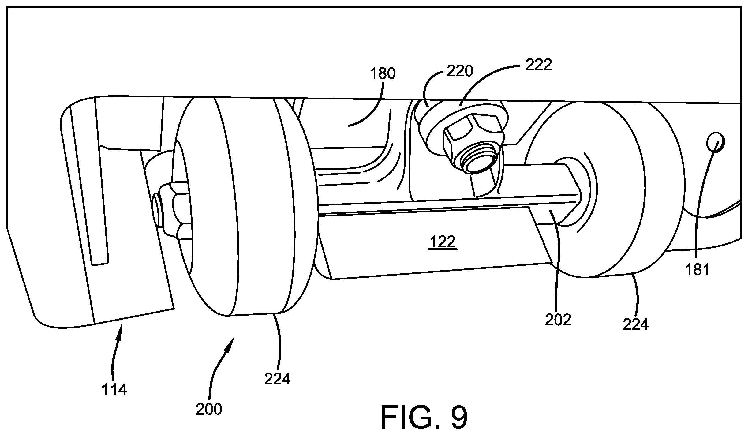 Patent US11814025 Figure 9 – Wheel chock
