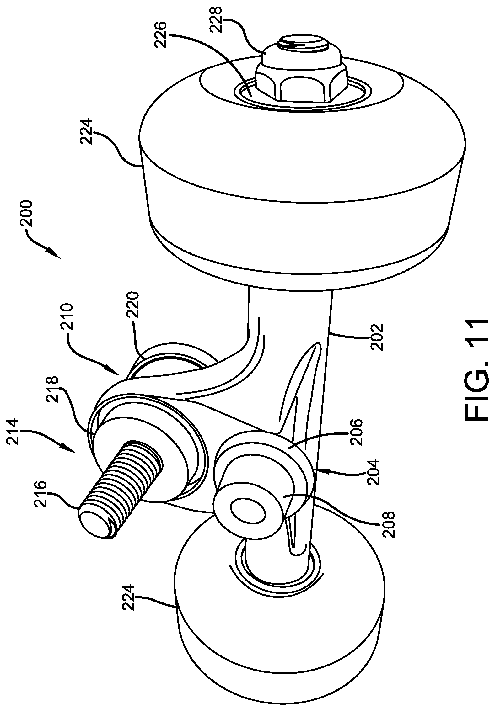 Patent US11814025 Figure 11 – Wheel chock