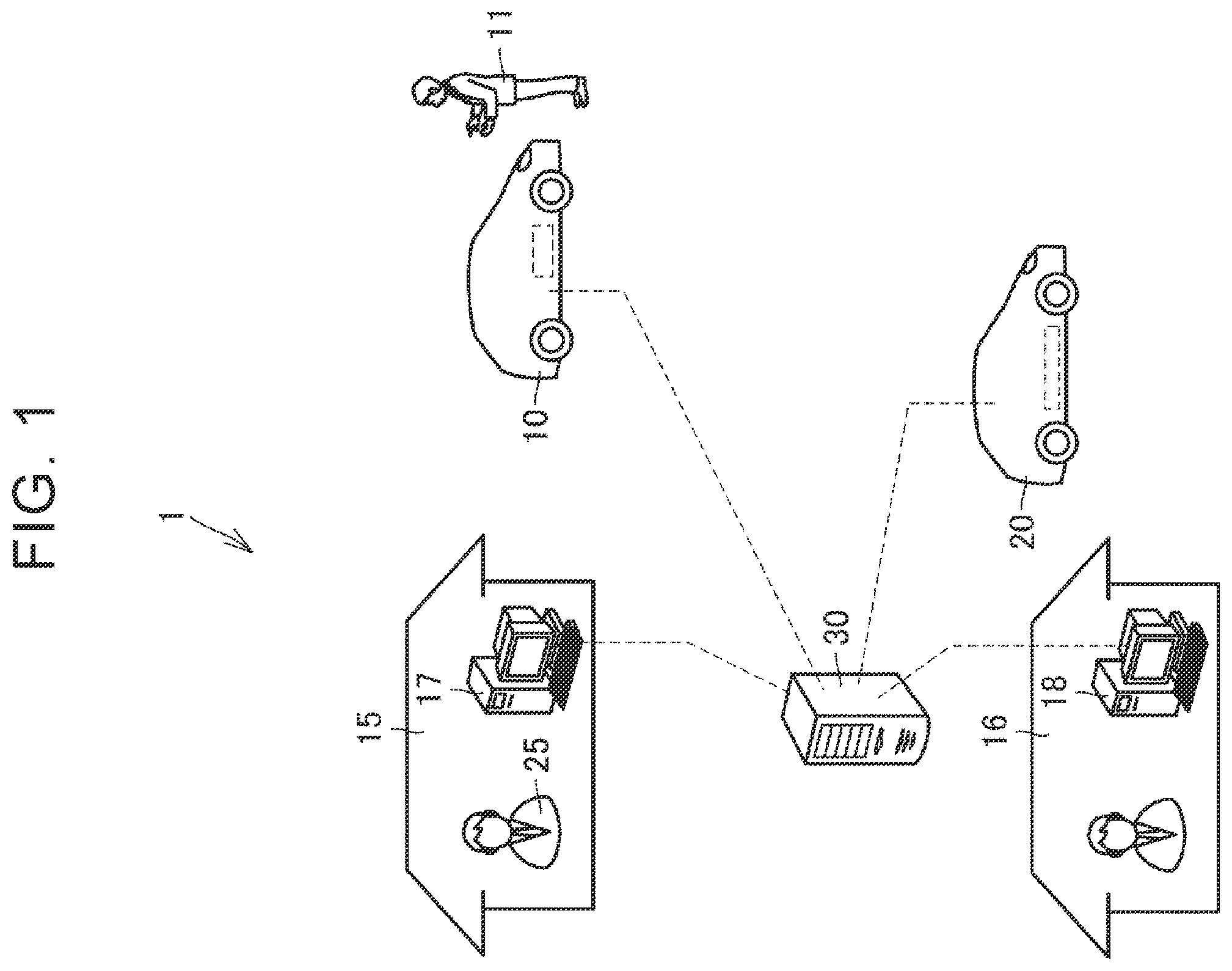 Patent US11814028 Figure 1 – Information collection system