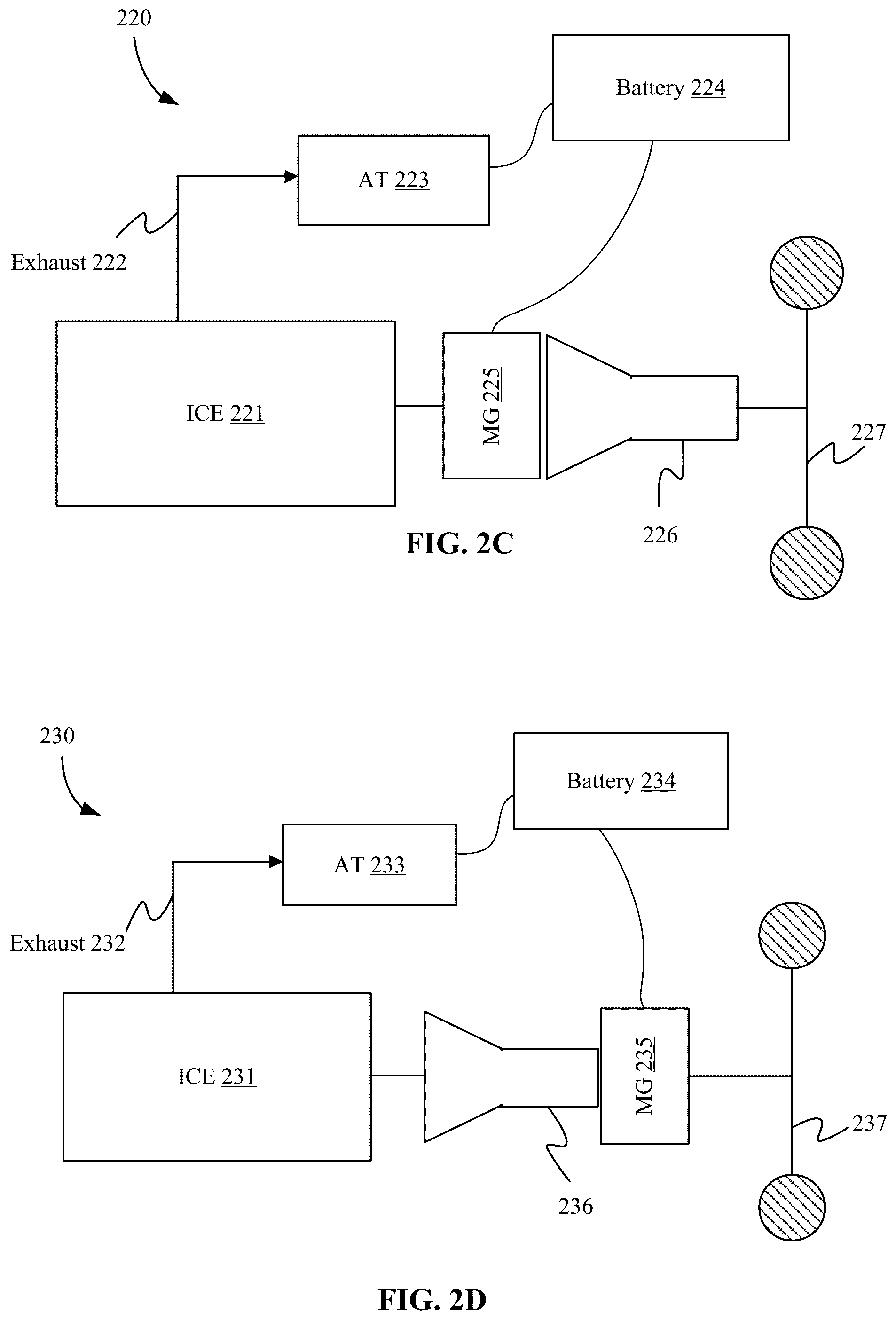 Patent US11814033 Figure 3 – Aftertreatment heat up strategies in vehicles with hybrid powertrains