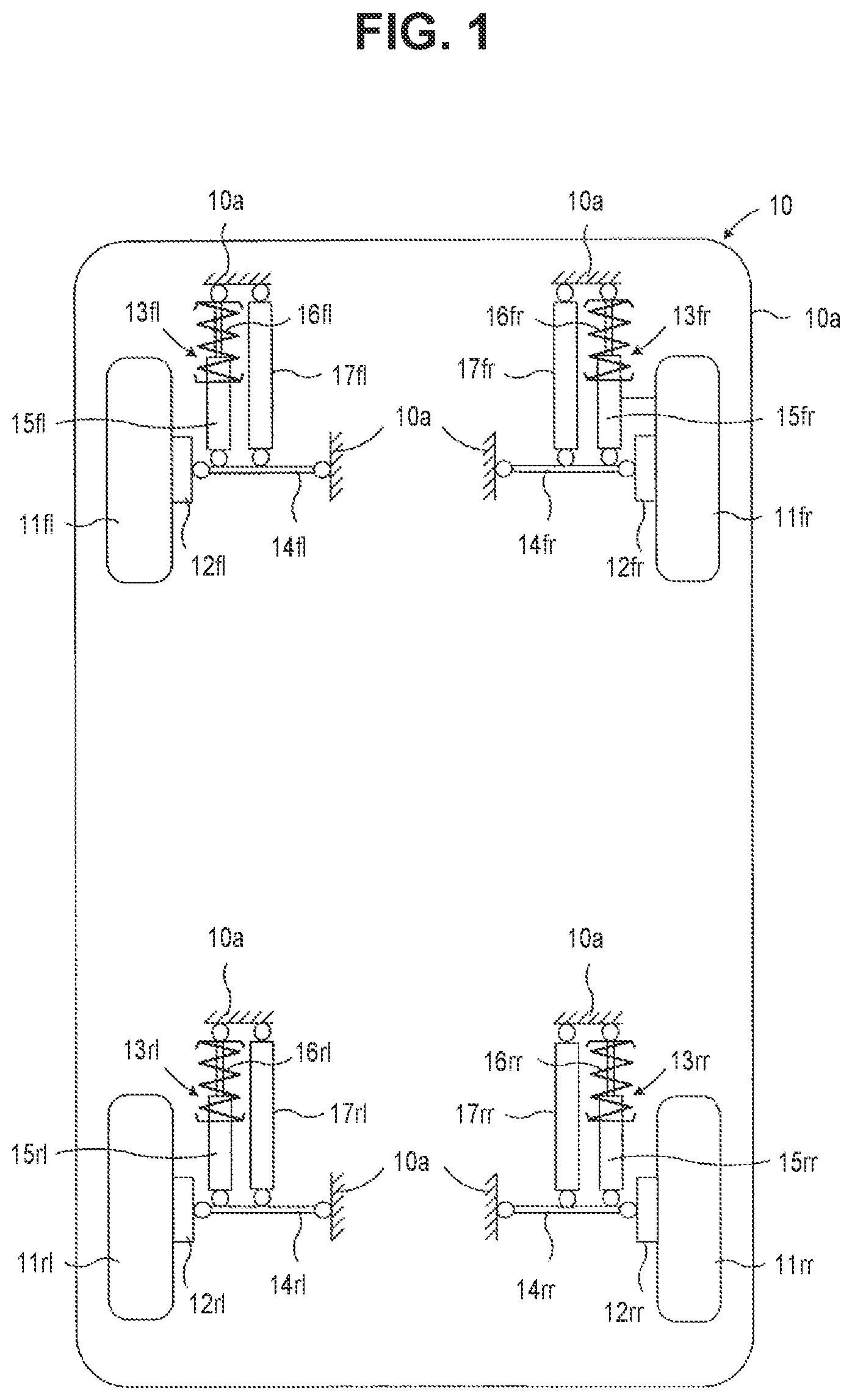 Patent US11814036 Figure 1 – Control method of vehicle and control apparatus thereof