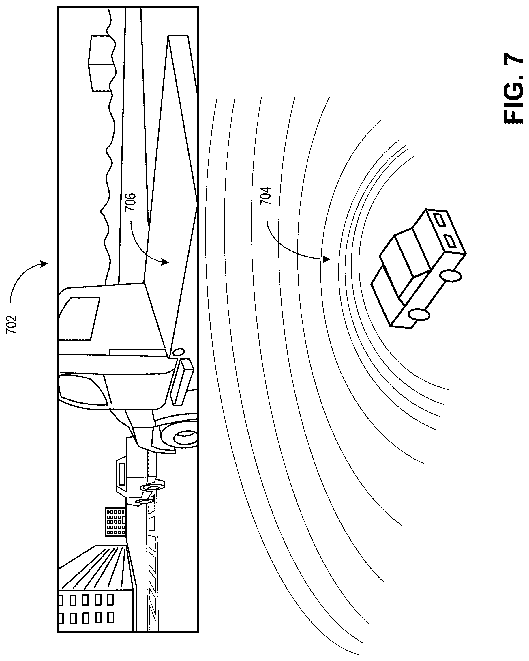 Patent US11814039 Figure 7 – Vehicle operation using a dynamic occupancy grid