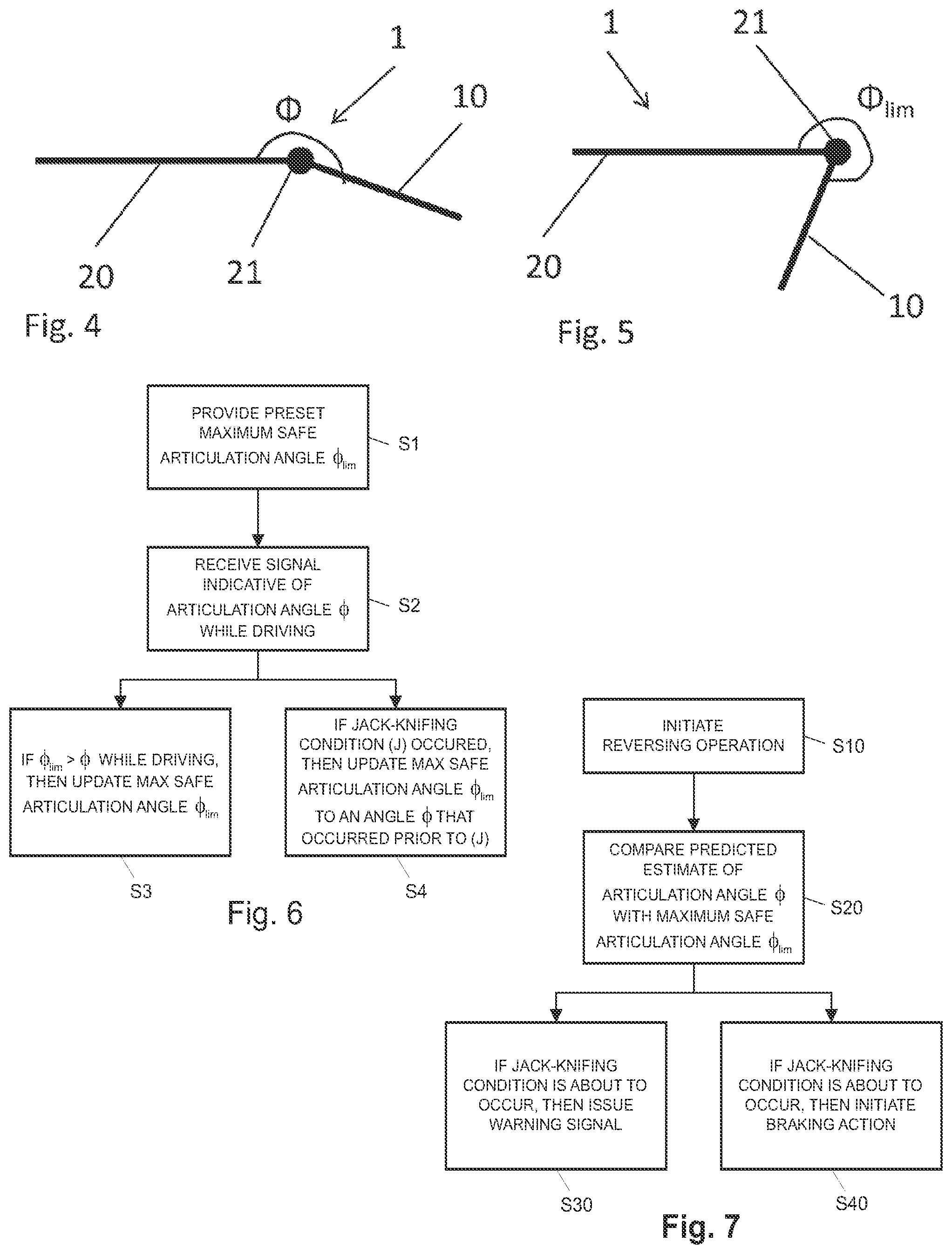 Patent US11814050 Figure 2 – Method for reversing a vehicle combination