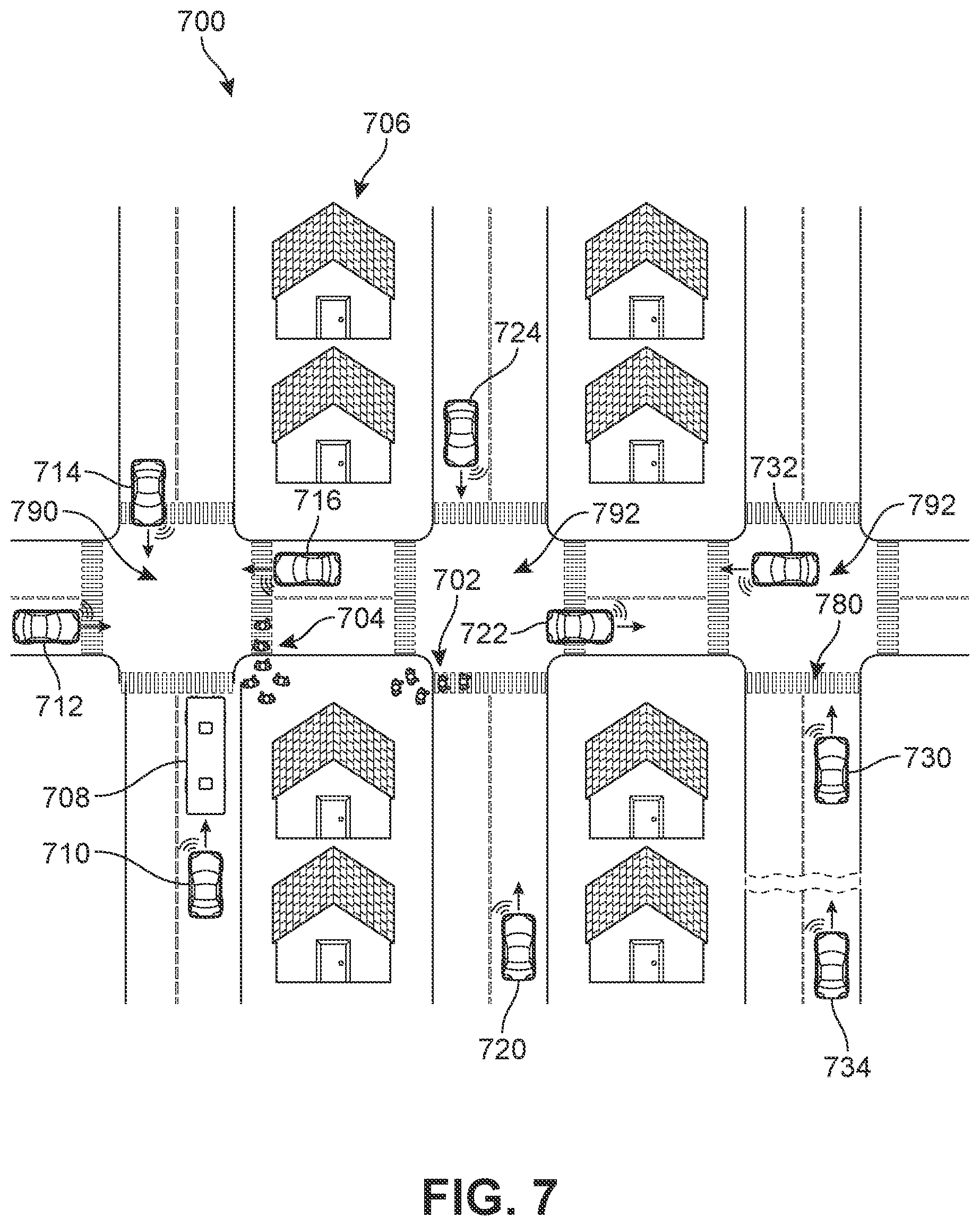 Patent US11814065 Figure 8 – Intelligent vehicle guidance for improved driving safety