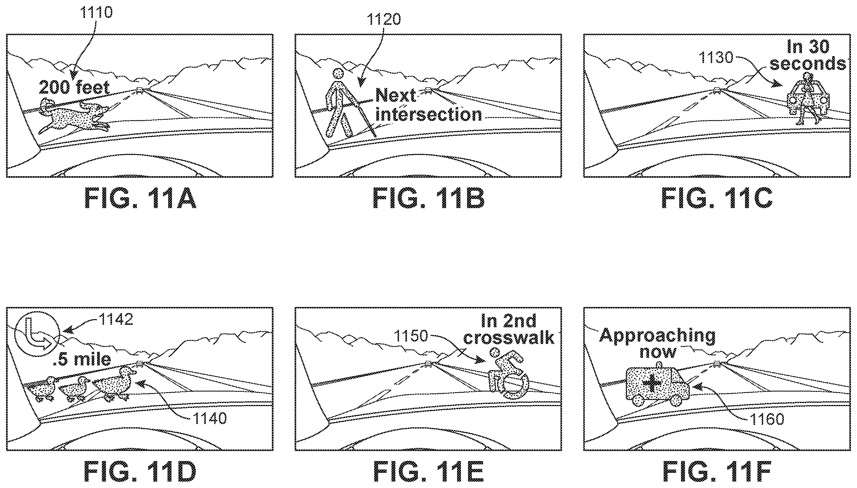 Patent US11814065 Figure 12 – Intelligent vehicle guidance for improved driving safety