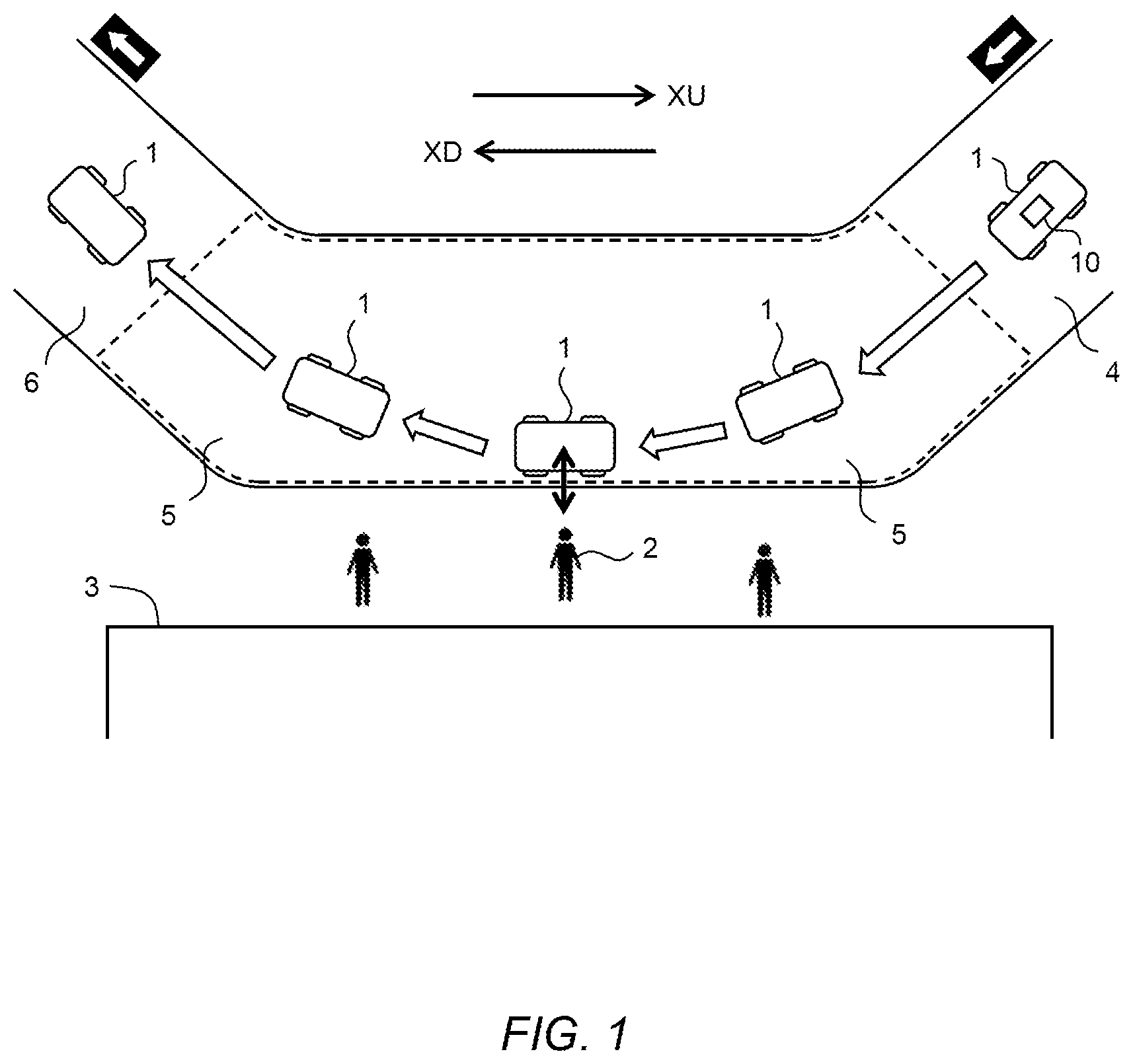 Patent US11814068 Figure 1 – Automated driving system