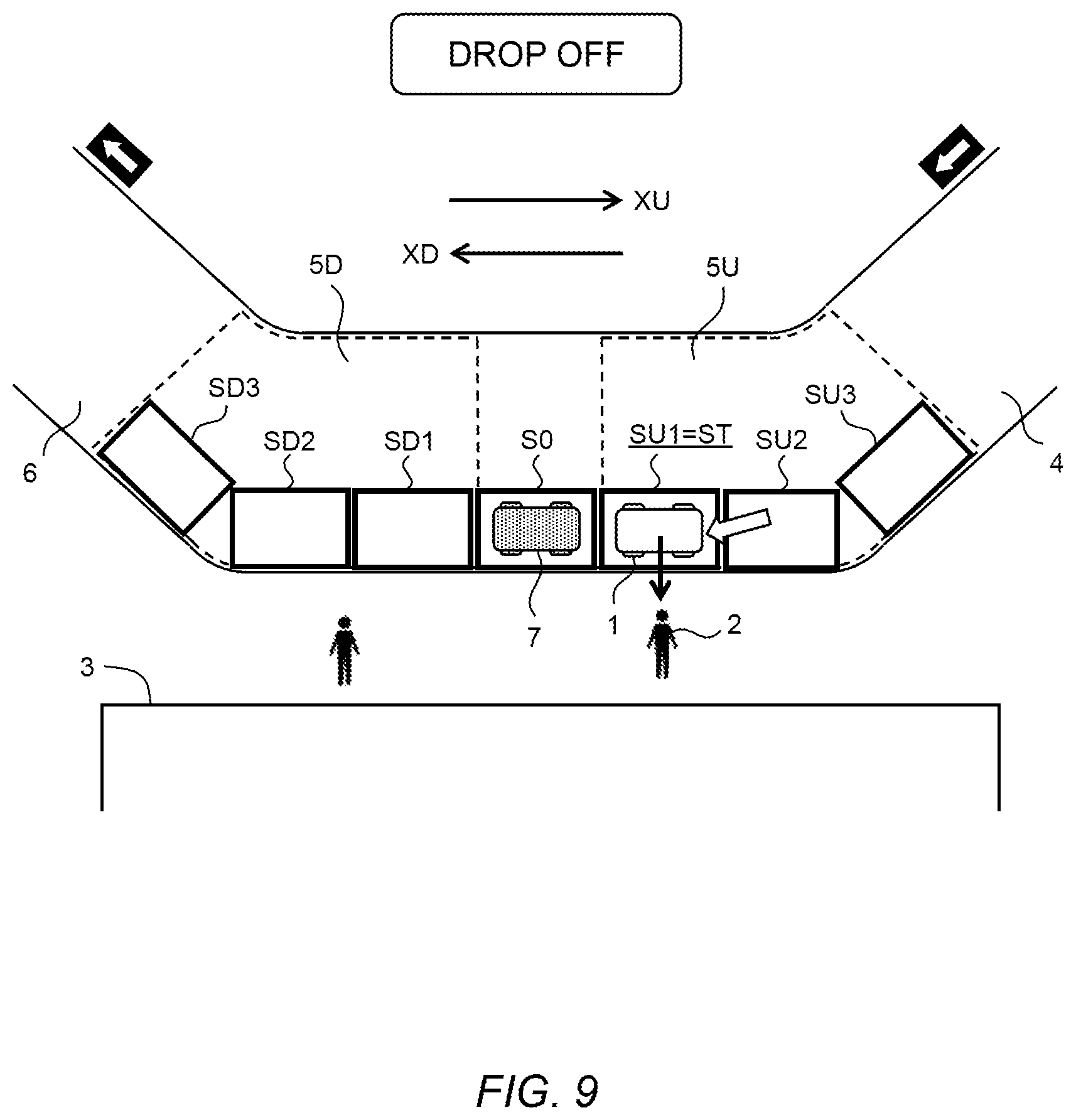 Patent US11814068 Figure 9 – Automated driving system