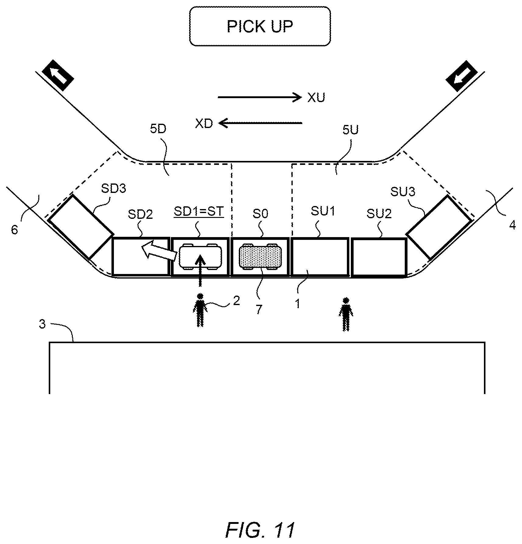 Patent US11814068 Figure 11 – Automated driving system