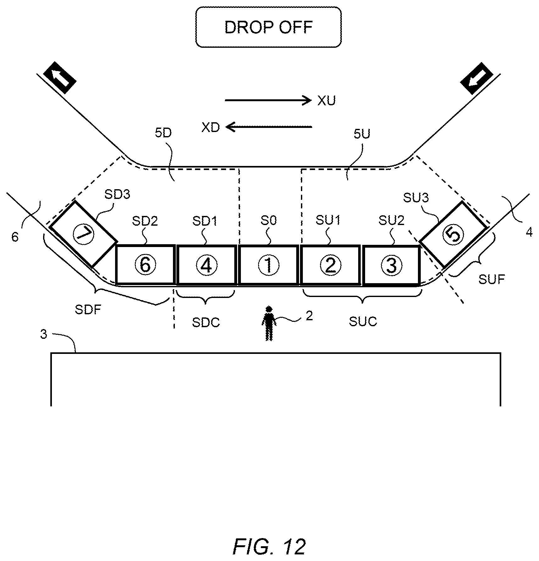Patent US11814068 Figure 12 – Automated driving system