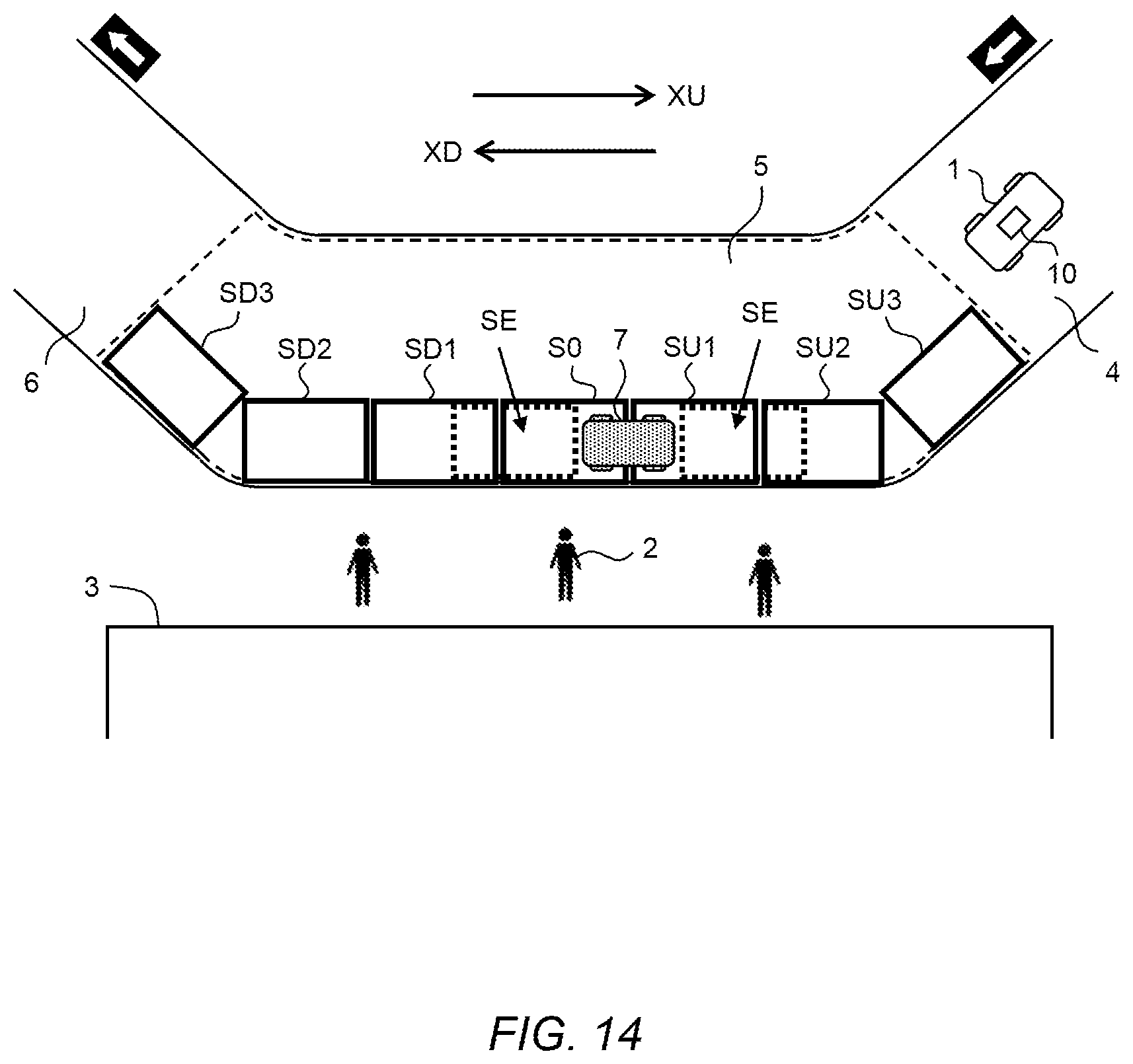 Patent US11814068 Figure 14 – Automated driving system
