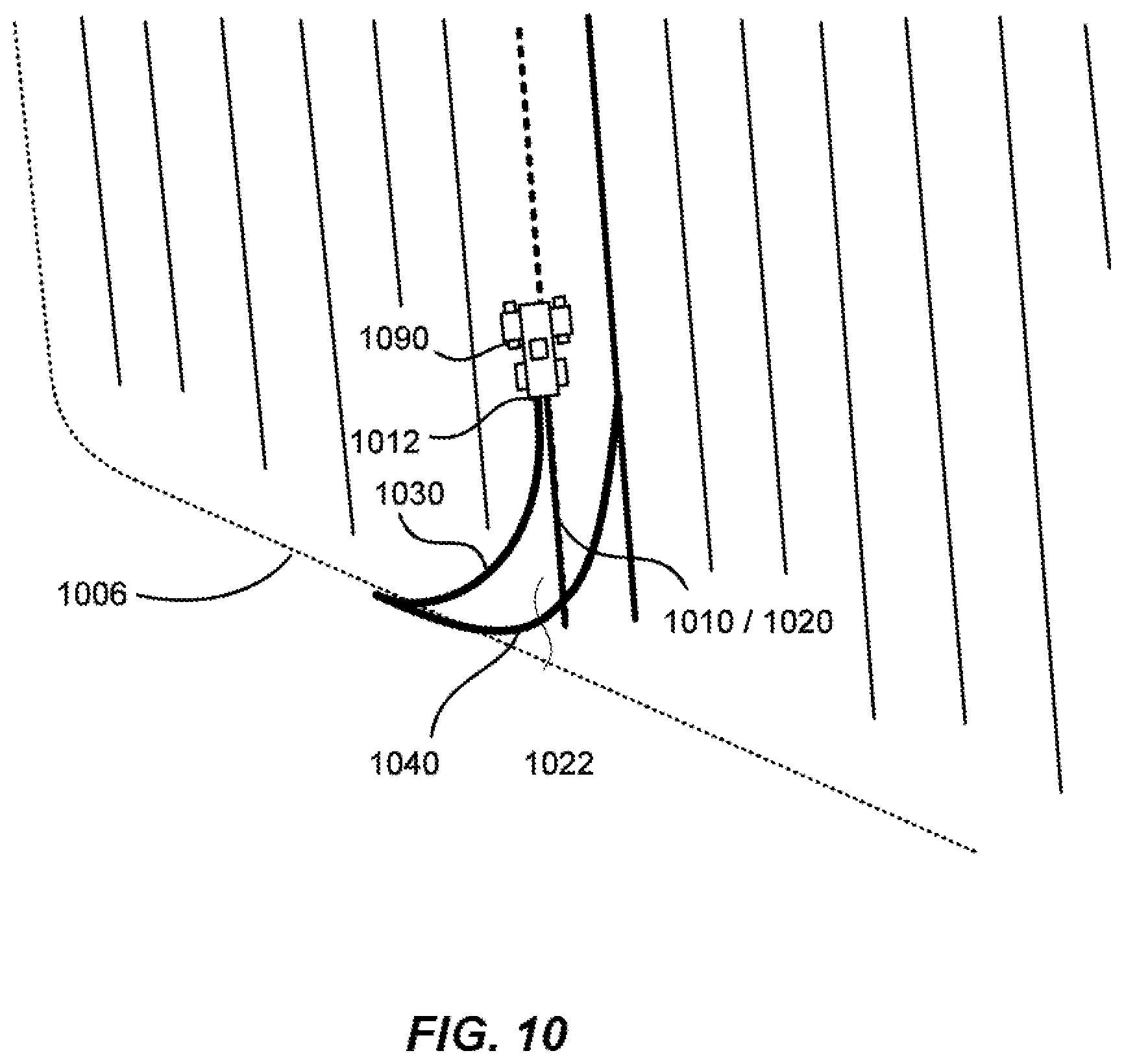 Patent US11814074 Figure 12 – Headland-following turns