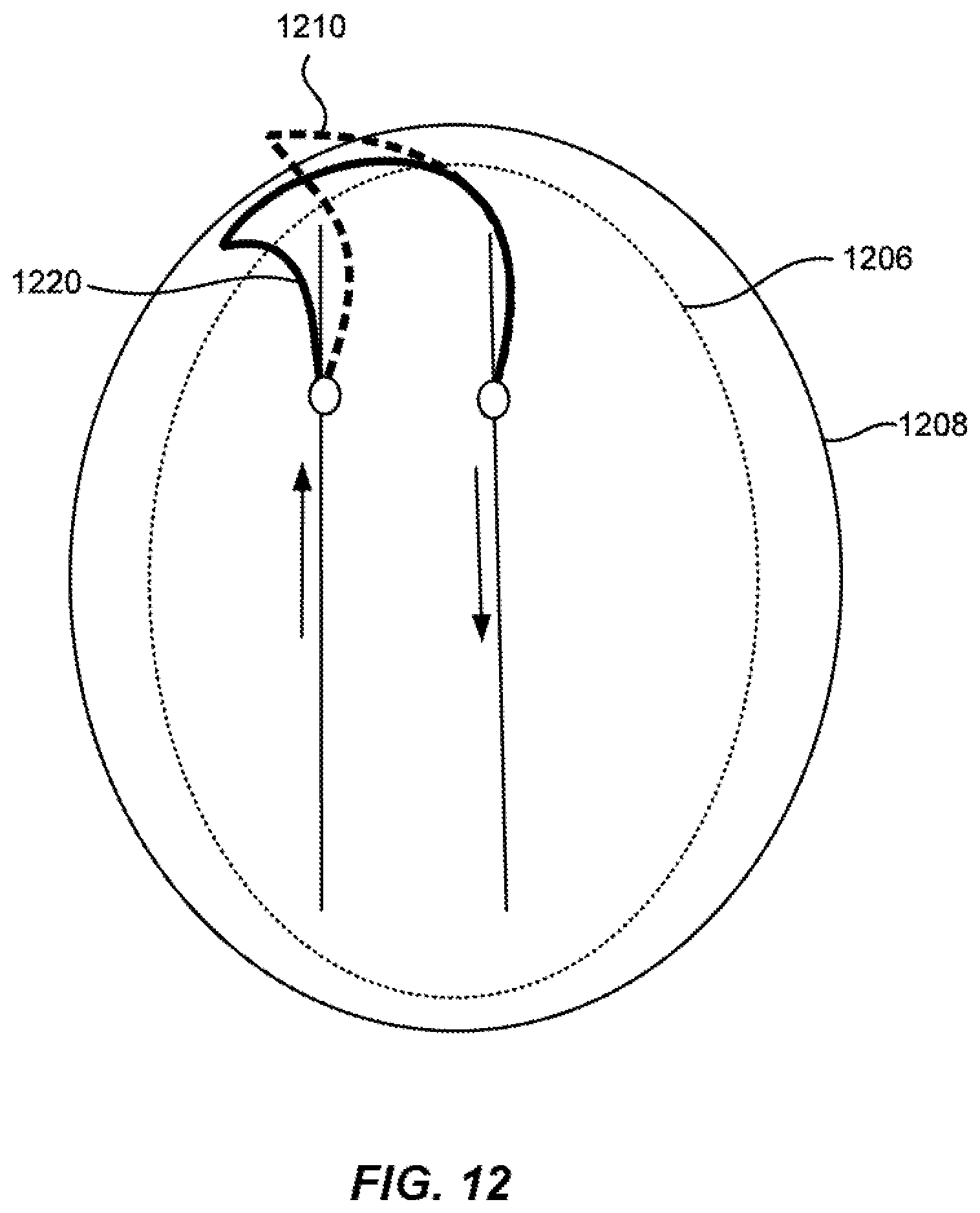 Patent US11814074 Figure 14 – Headland-following turns