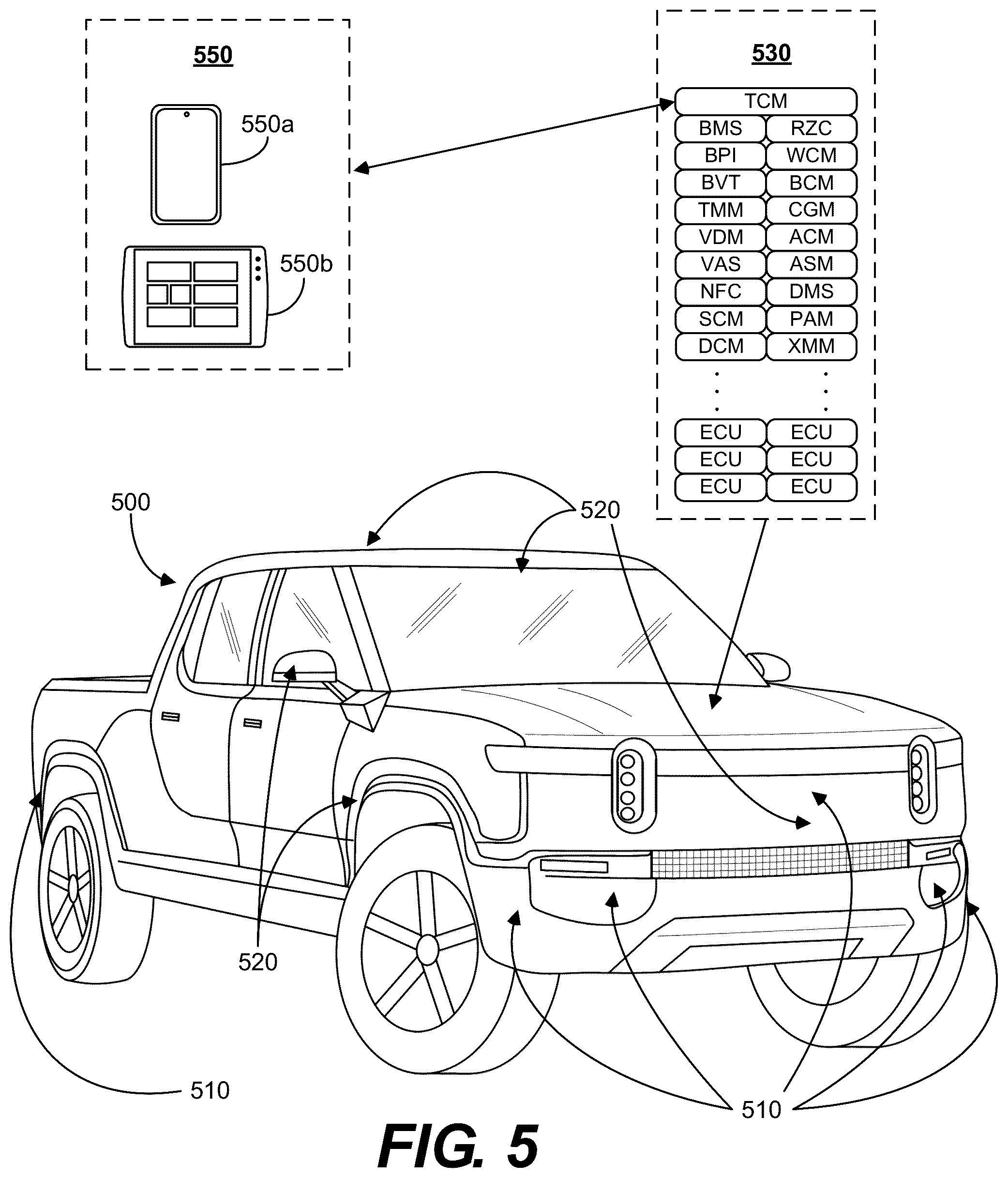 Patent US11814086 Figure 6 – Middleware software layer for vehicle autonomy subsystems