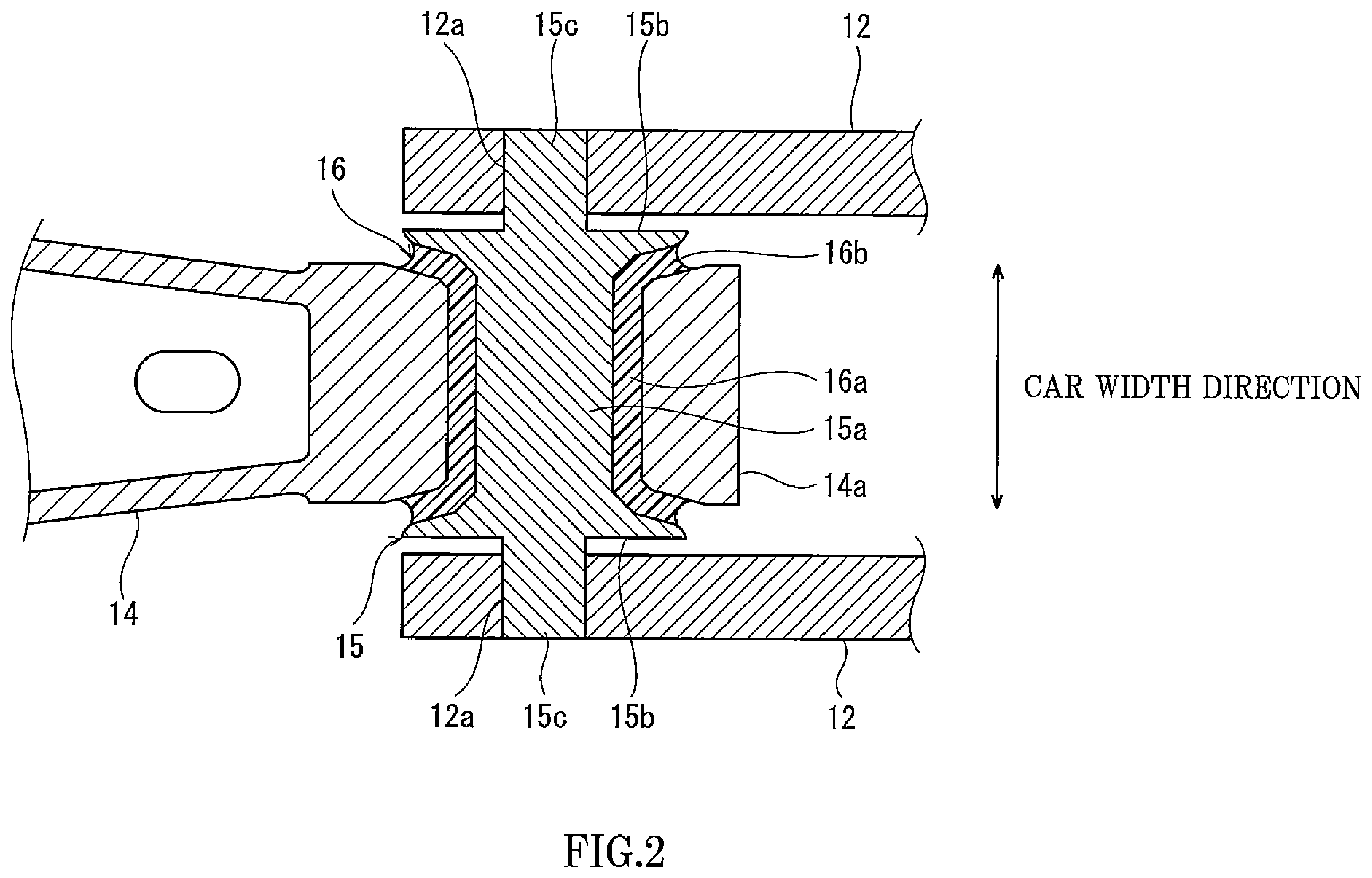 Patent US11814087 Figure 2 – Support structure of railcar bogie and method of supporting railcar bogie