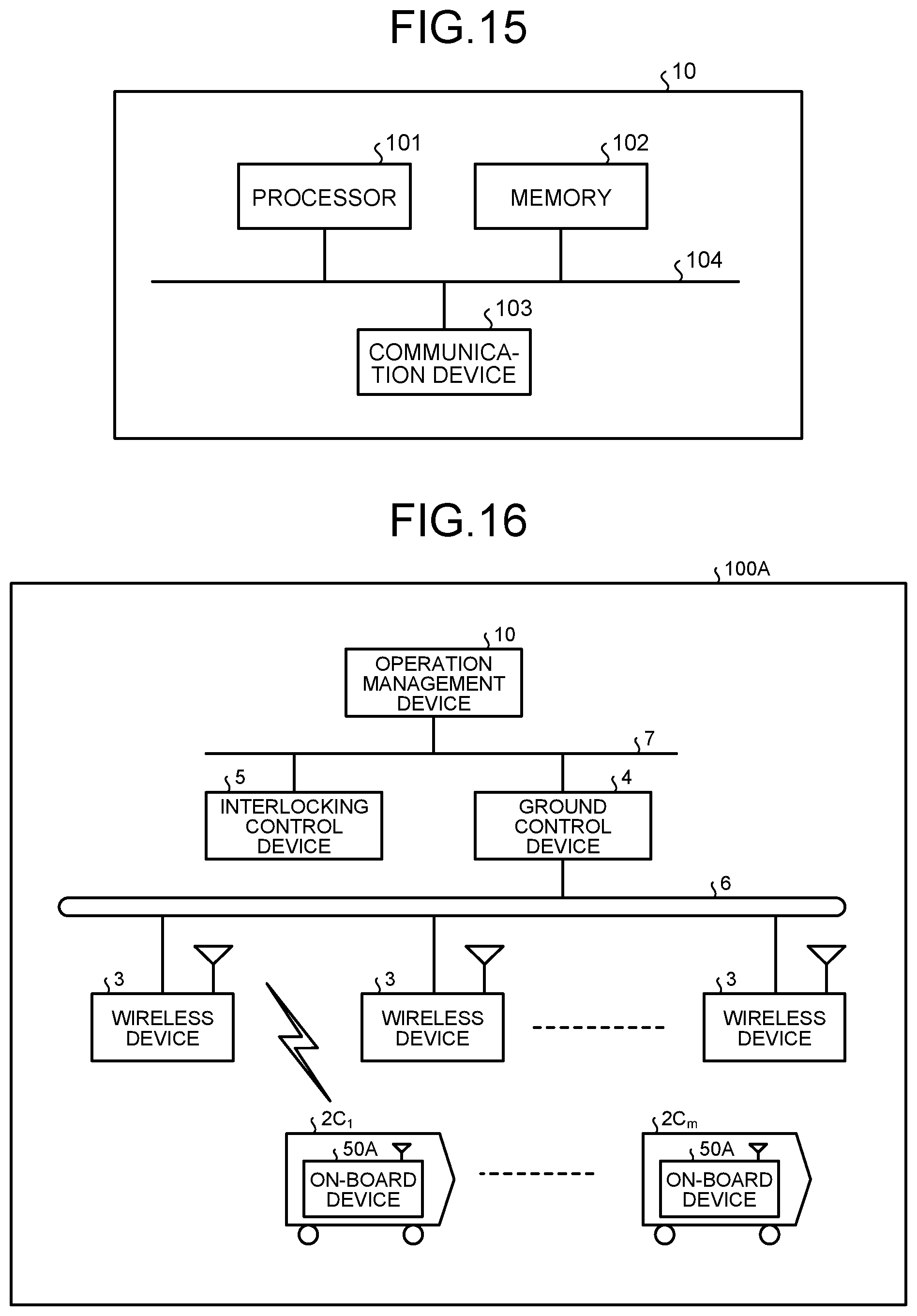 Patent US11814090 Figure 10 – Railroad system, operation management device, operation management method, and non-transitory storage medium to store operation management program